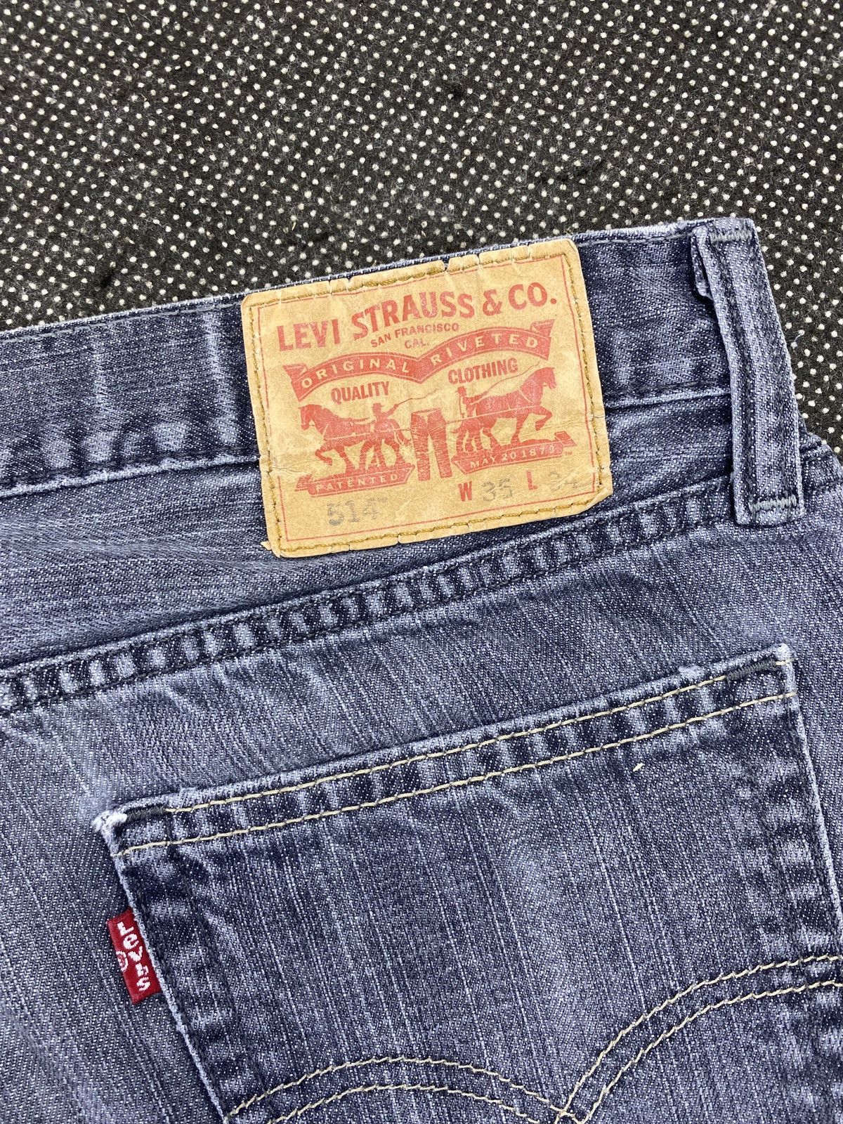 Jean × Levi's × Vintage VINTAGE LEVIS 514 FADED GREY JEANS-J401 Size US 35 - 11 Thumbnail