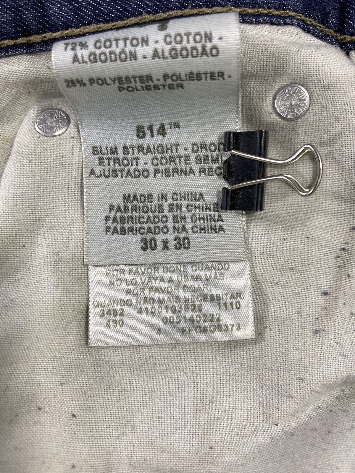 Jean × Levi's × Vintage VINTAGE LEVIS 514 SLIM STRAIGHT JEANS-J402 Size US 32 / EU 48 - 7 Thumbnail