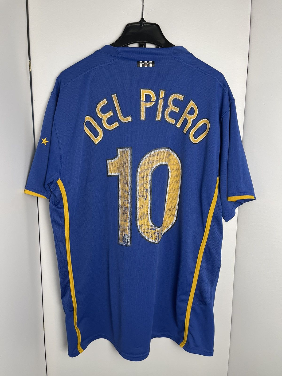 Vintage Juventus soccer jersey Nike 10 Del Piero size Lrare