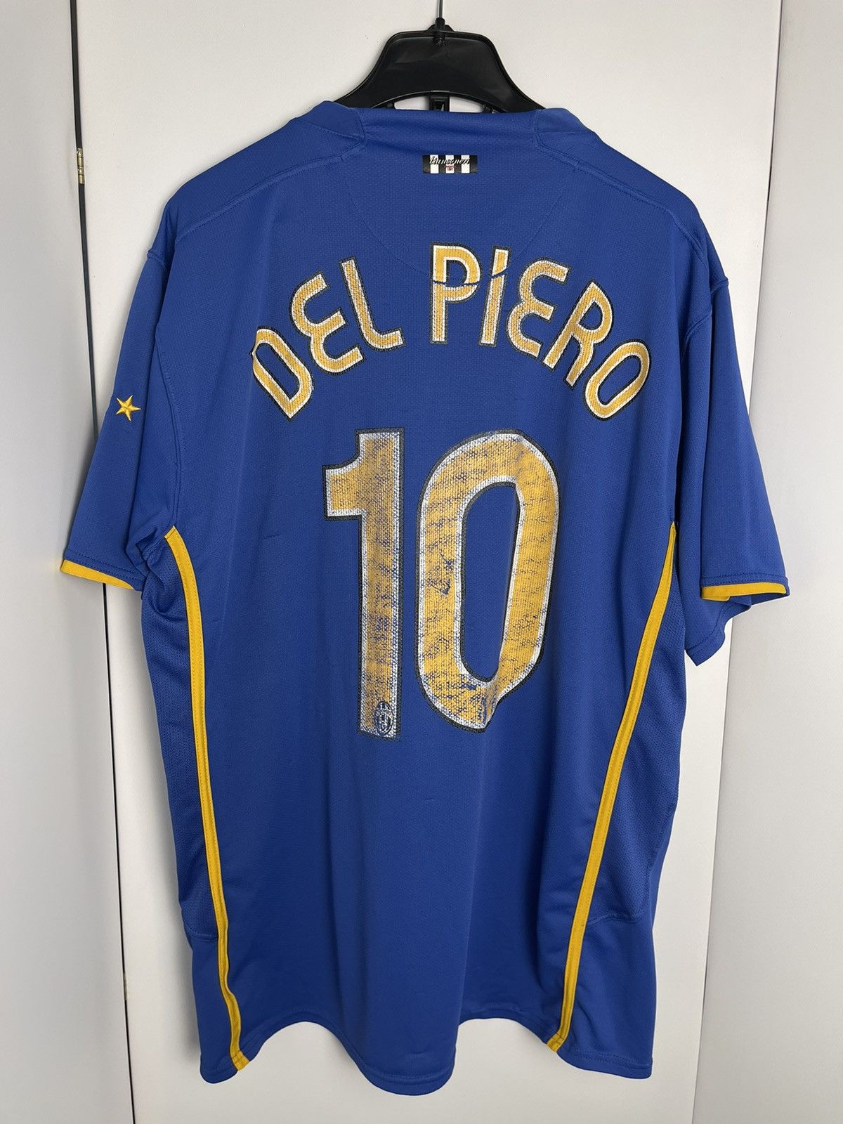 Vintage Juventus soccer jersey Nike 10 Del Piero size Lrare