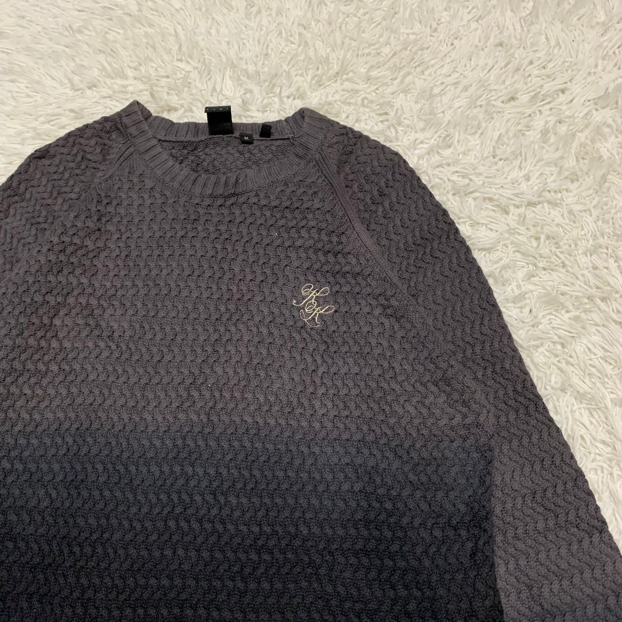 Karl Kani Karl Kani two tone pull over sweater Size US L / EU 52-54 / 3 - 10 Thumbnail