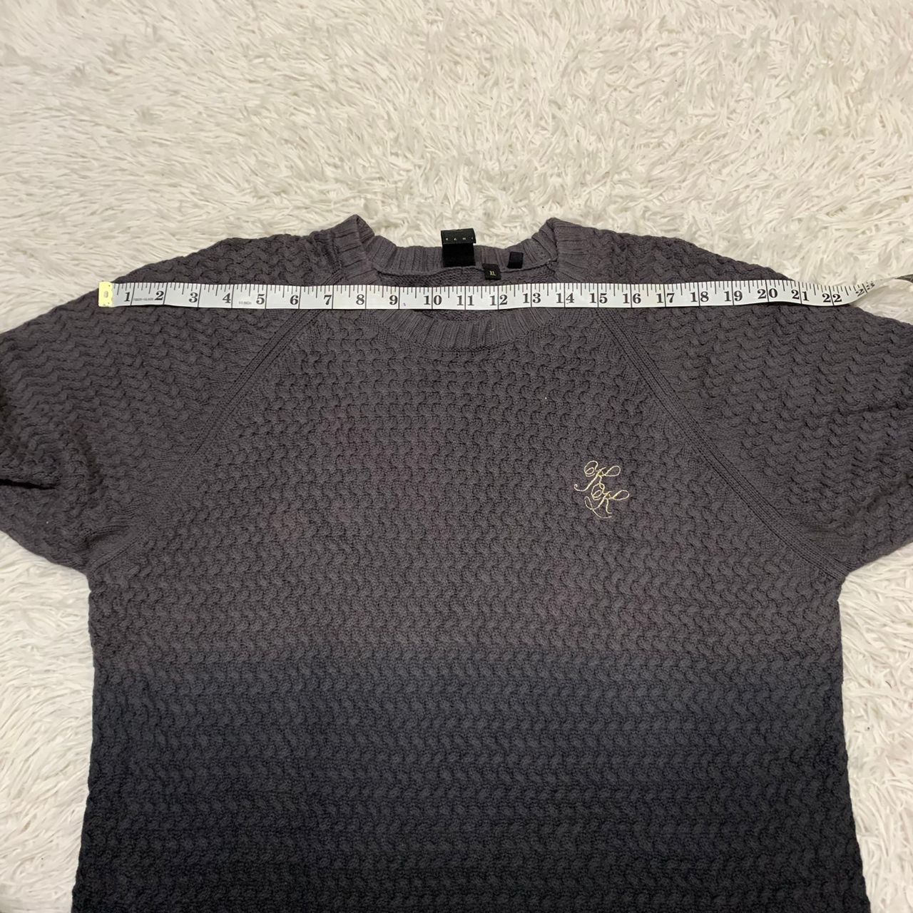 Karl Kani Karl Kani two tone pull over sweater Size US L / EU 52-54 / 3 - 4 Thumbnail