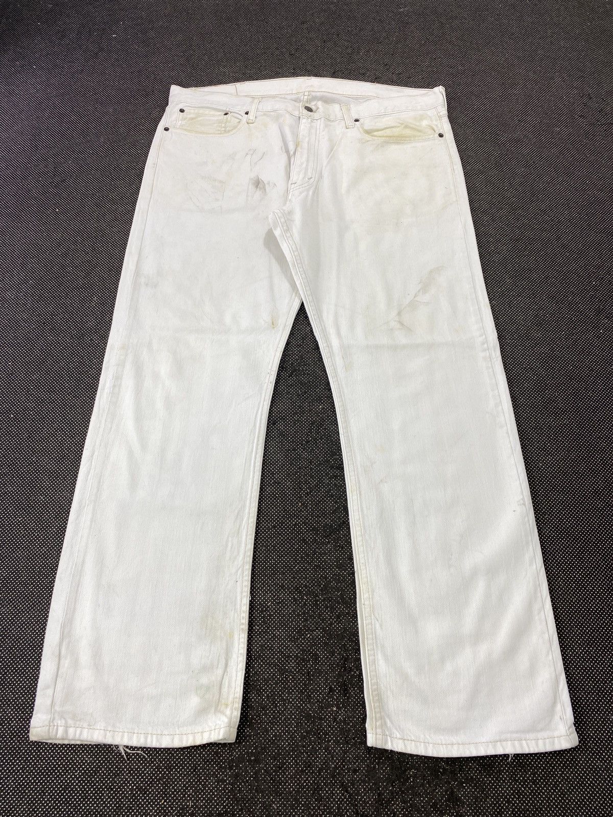Jean × Levi's × Vintage VINTAGE LEVIS 514 WHITE JEANS-J403 Size US 40 / EU 56 - 2 Thumbnail