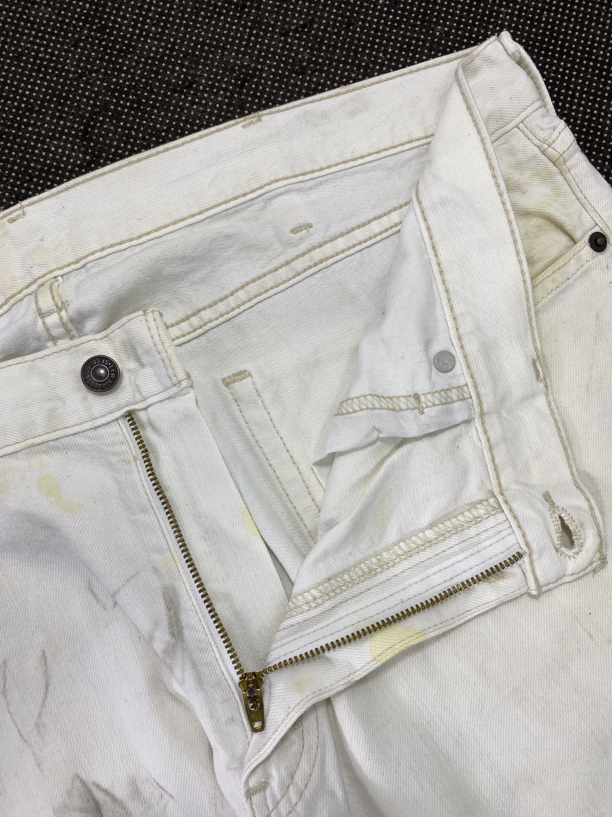 Jean × Levi's × Vintage VINTAGE LEVIS 514 WHITE JEANS-J403 Size US 40 / EU 56 - 5 Thumbnail