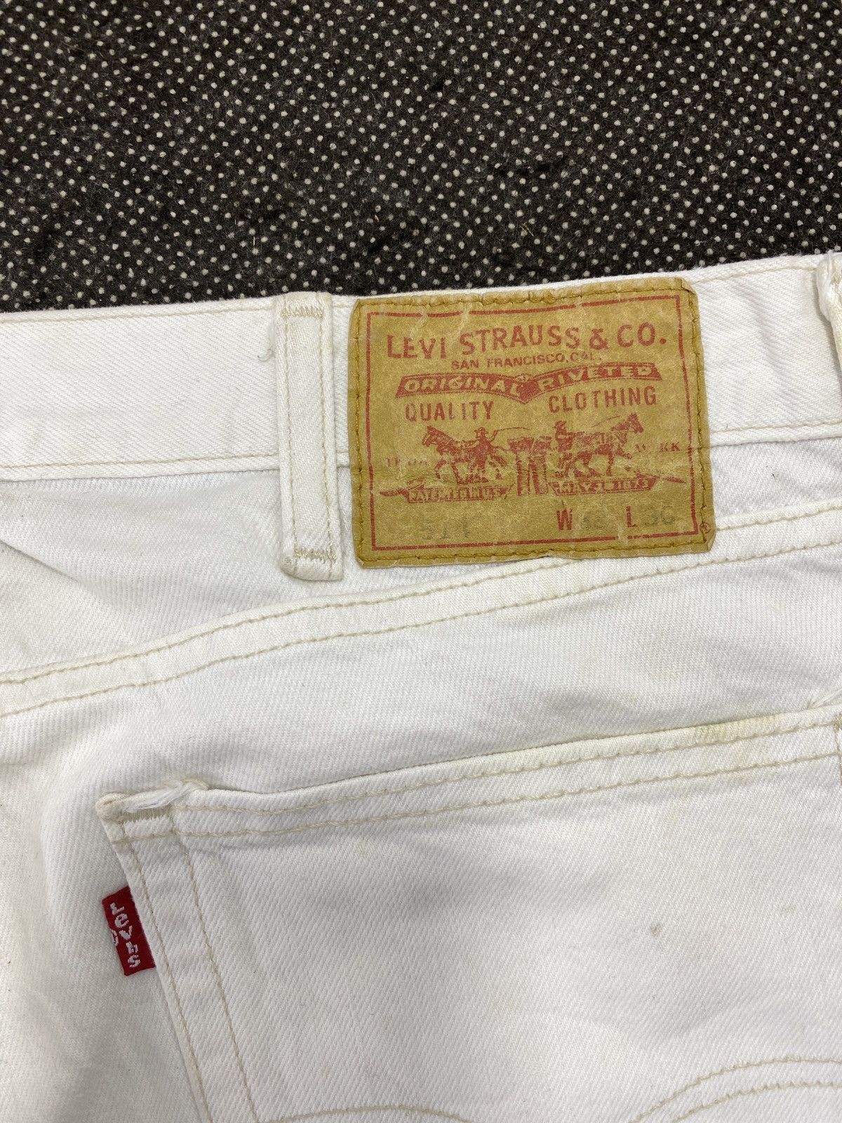 Jean × Levi's × Vintage VINTAGE LEVIS 514 WHITE JEANS-J403 Size US 40 / EU 56 - 11 Thumbnail