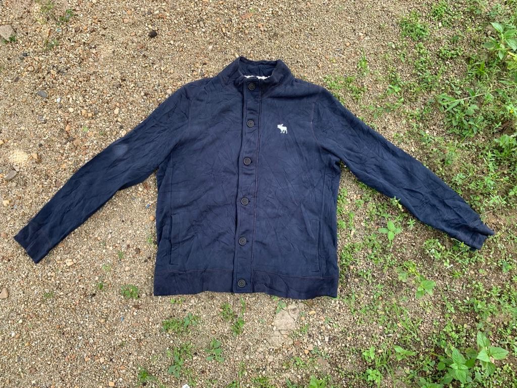 Abercrombie & Fitch × Vintage Abercrombie&fitch Button up/Zipper Sweater Size US XL / EU 56 / 4 - 3 Thumbnail