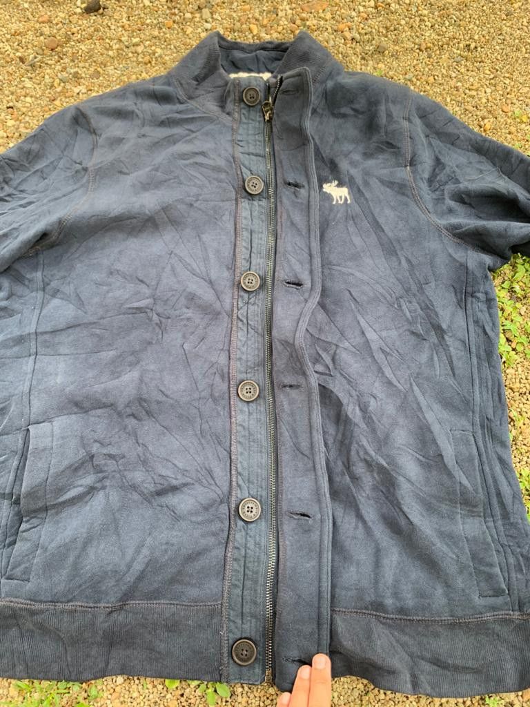 Abercrombie & Fitch × Vintage Abercrombie&fitch Button up/Zipper Sweater Size US XL / EU 56 / 4 - 8 Thumbnail