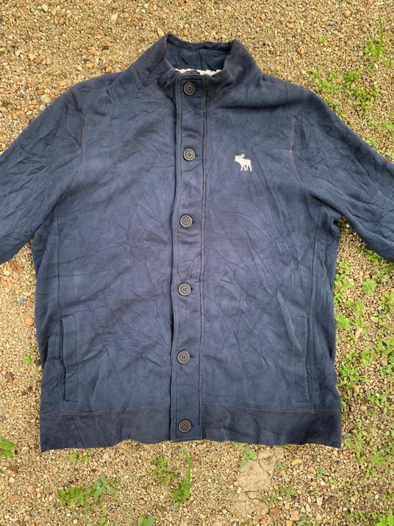 Abercrombie & Fitch × Vintage Abercrombie&fitch Button up/Zipper Sweater Size US XL / EU 56 / 4 - 5 Thumbnail