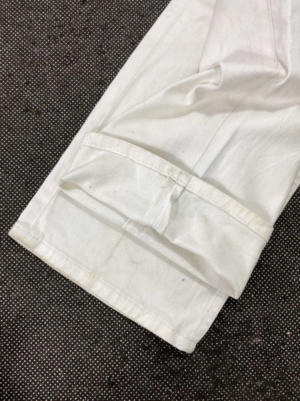 Jean × Levi's × Vintage VINTAGE LEVIS 514 SINGLE ‘R’ WHITE JEANS-J404 Size US 39 - 6 Thumbnail