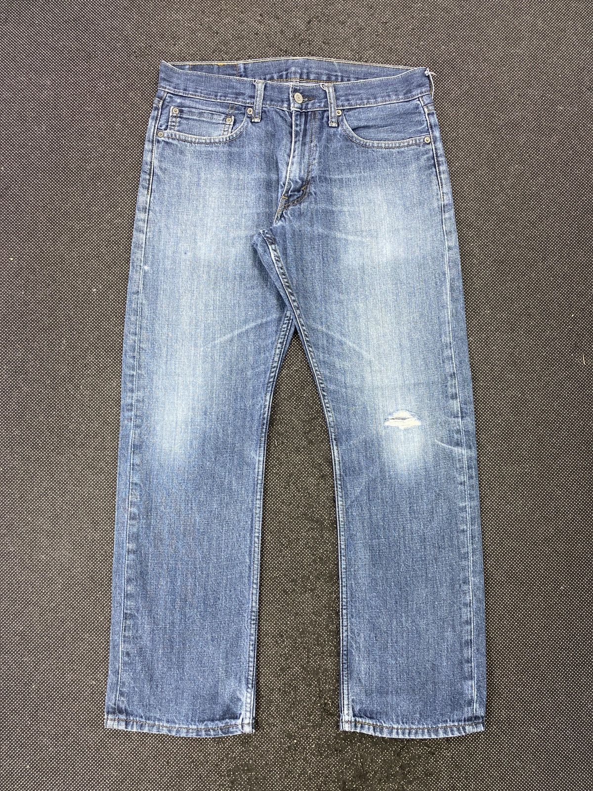 Jean × Levi's × Vintage VINTAGE LEVIS 514 DISTRESSED JEANS-J405 Size US 33 - 1 Thumbnail