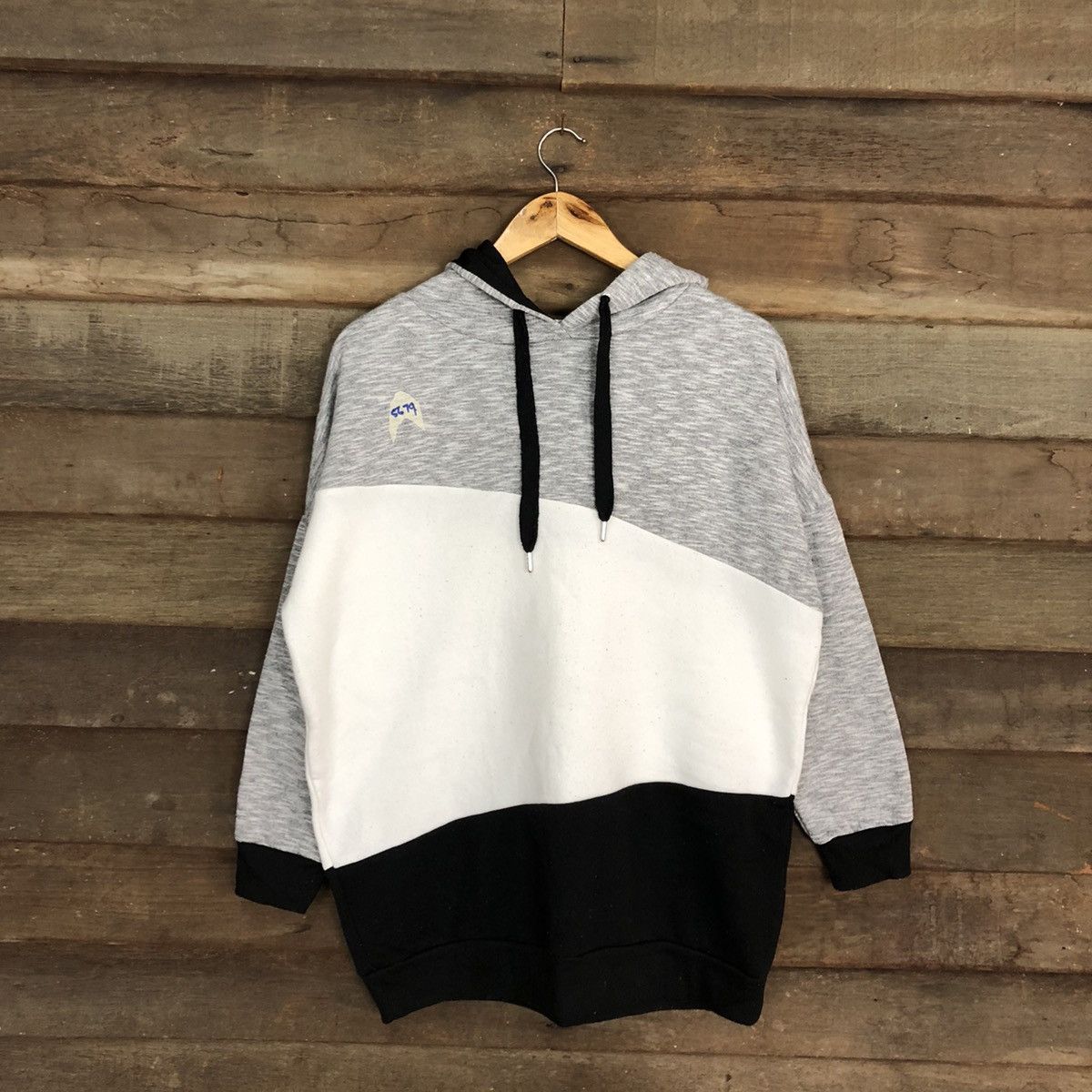 Japanese Brand × OVER THE STRiPES Galyge Stripe Hoodies sweatshirt #5679 Size US L / EU 52-54 / 3 - 3 Thumbnail