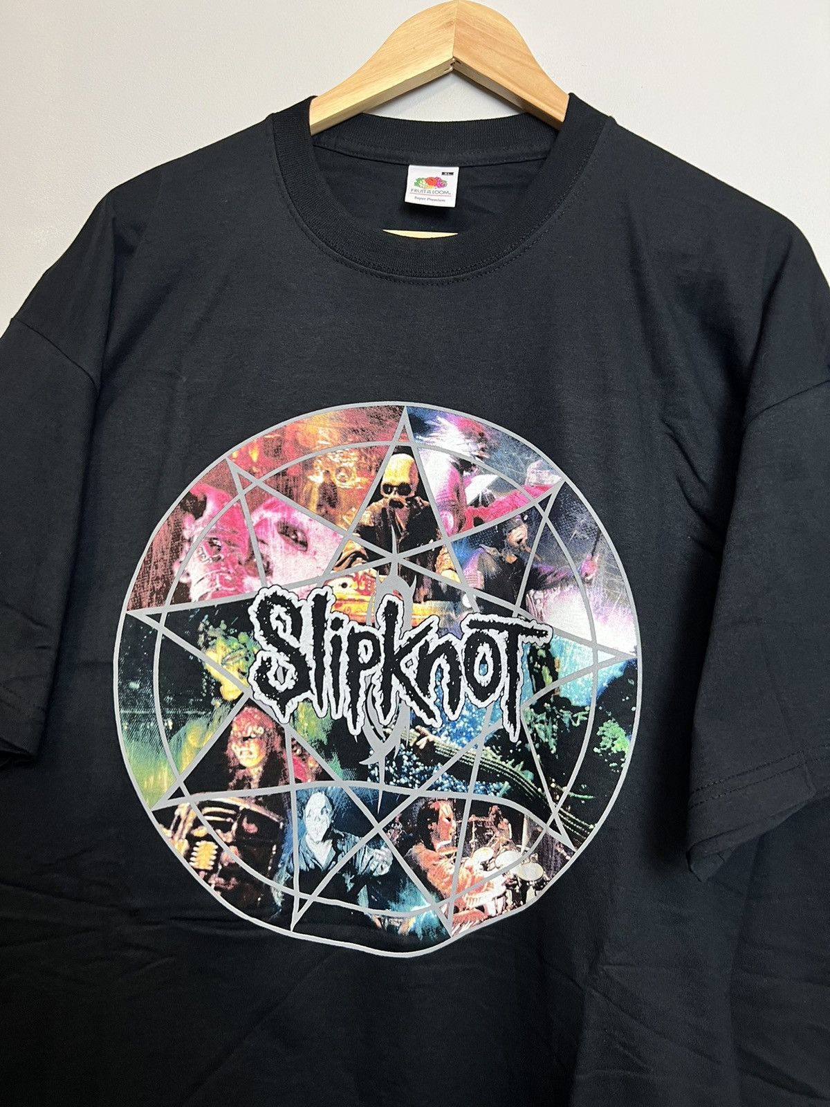 Band Tees 00s Slipknot Vintage Band Tshirt Rare Print Nu Metal Hype Size US XL / EU 56 / 4 - 3 Thumbnail