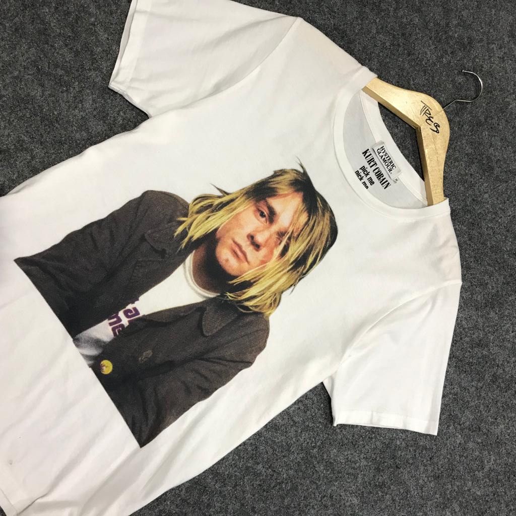 Hysteric Glamour Hysteric Glamour Kurt Cobain Tshirt Size US M / EU 48-50 / 2 - 2 Thumbnail