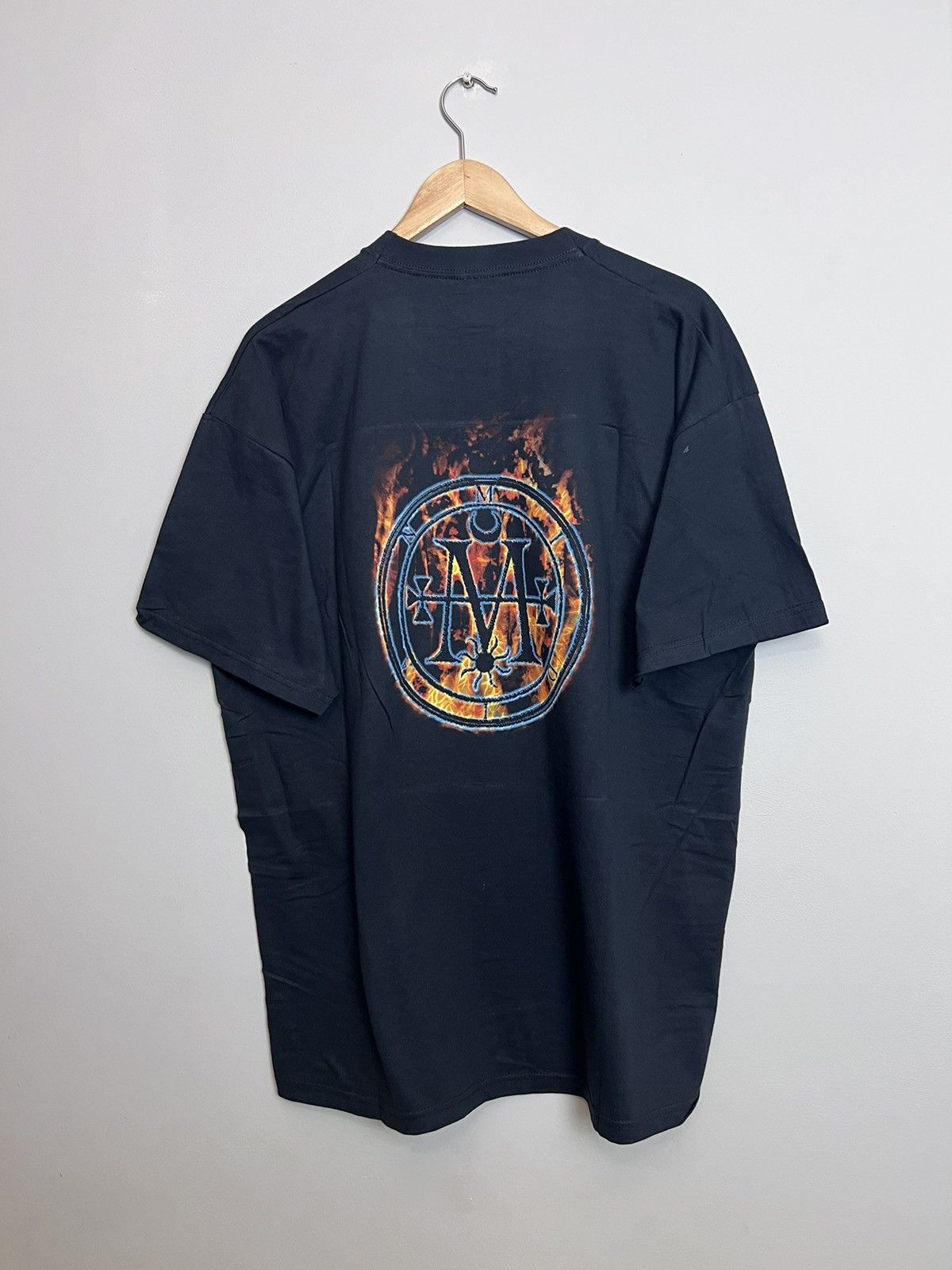 Band Tees Vintage Cradle Of Filth Midian Flame Logo Faded Band T-shirt Size US XL / EU 56 / 4 - 2 Thumbnail