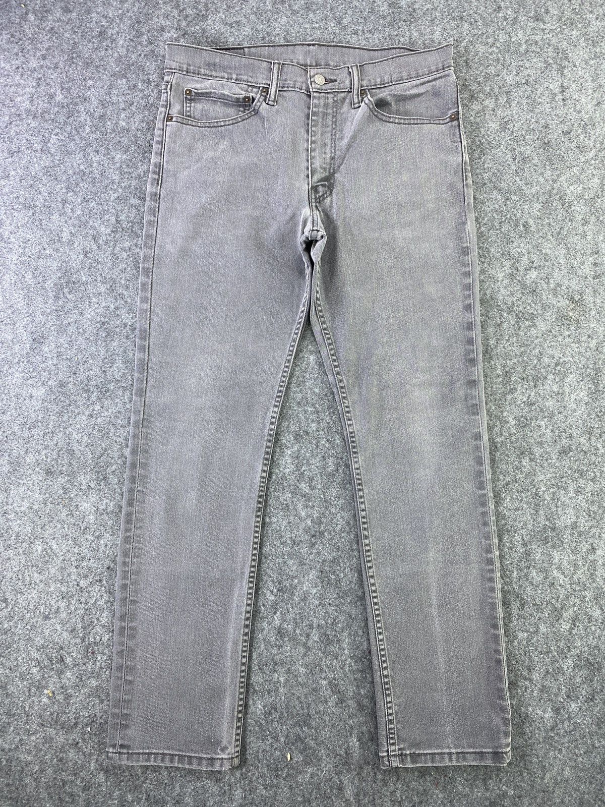 Jean × Levi's × Vintage Vintage Levis 511 Single “R” Faded Grey Jeans - J004 Size US 34 / EU 50 - 1 Thumbnail