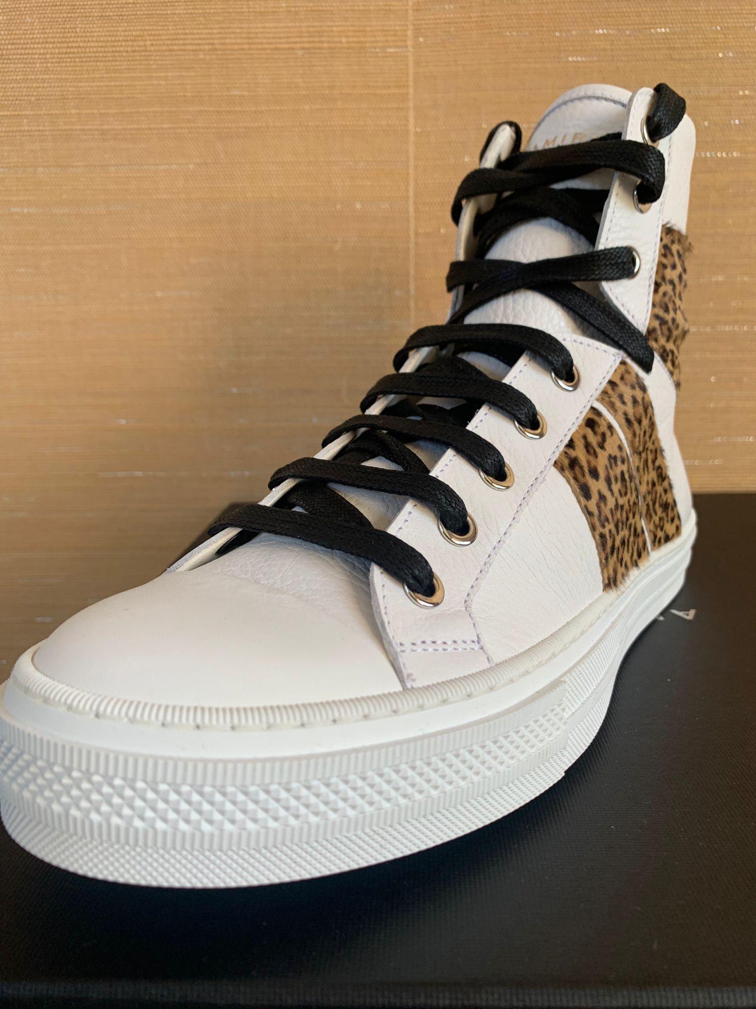 Amiri High Top Sunset Sneakers in White / Leopard Size US 7 / EU 40 - 7 Thumbnail