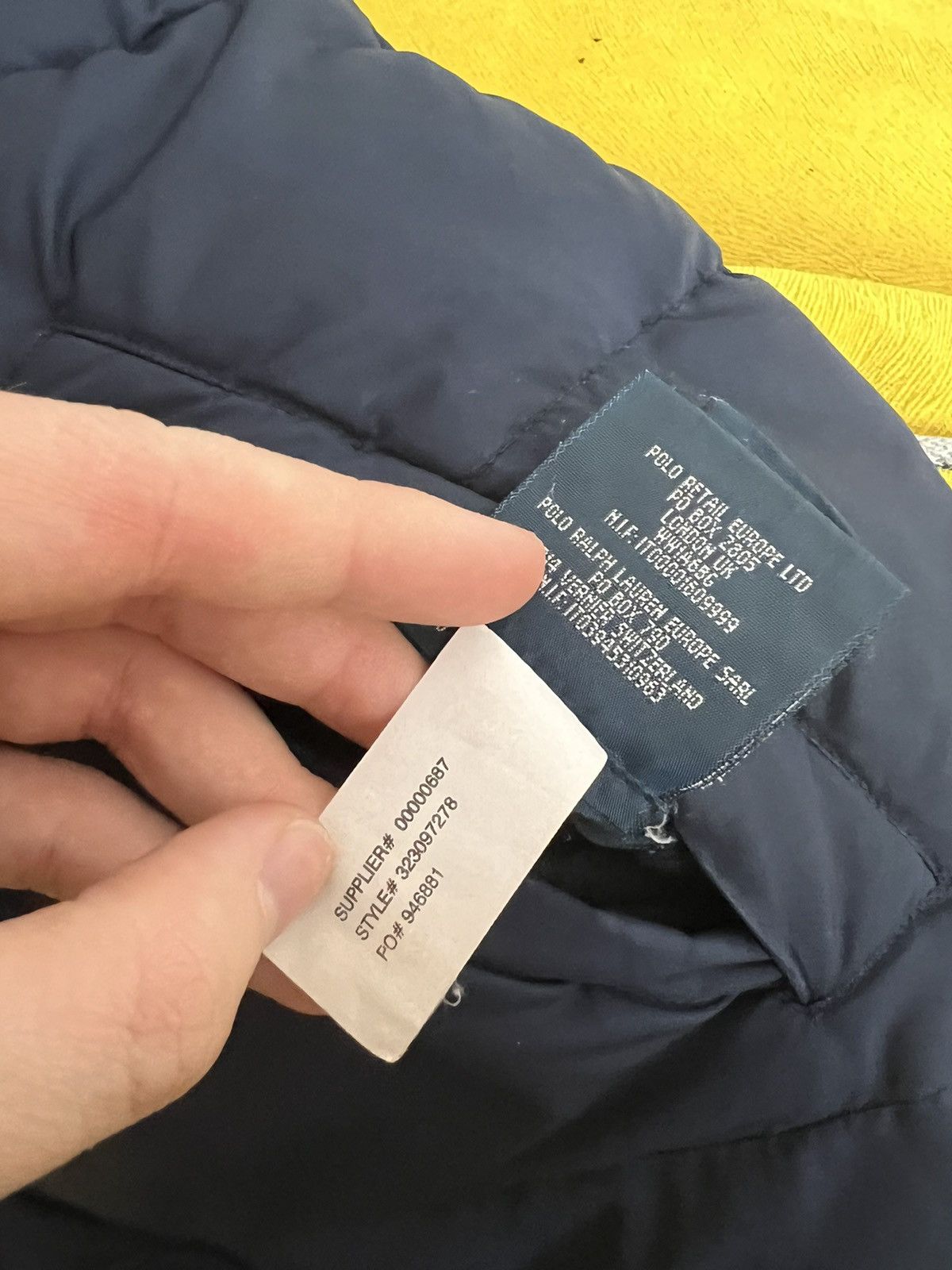 Polo Ralph Lauren Vintage Y2K Ralph Lauren Reversible Down Puffer Vest Size Size US S / EU 44-46 / 1 - 8 Thumbnail