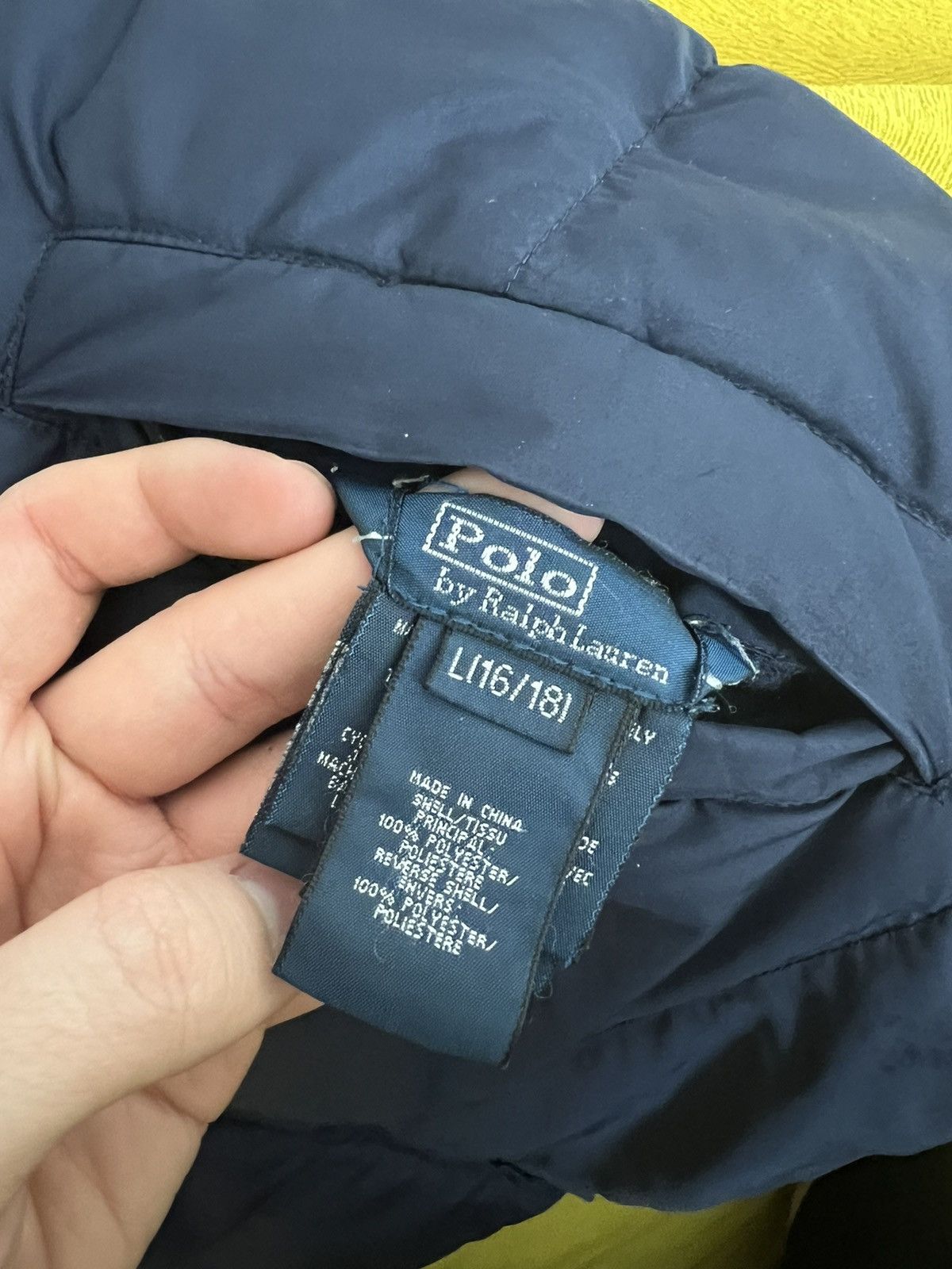 Polo Ralph Lauren Vintage Y2K Ralph Lauren Reversible Down Puffer Vest Size Size US S / EU 44-46 / 1 - 7 Thumbnail