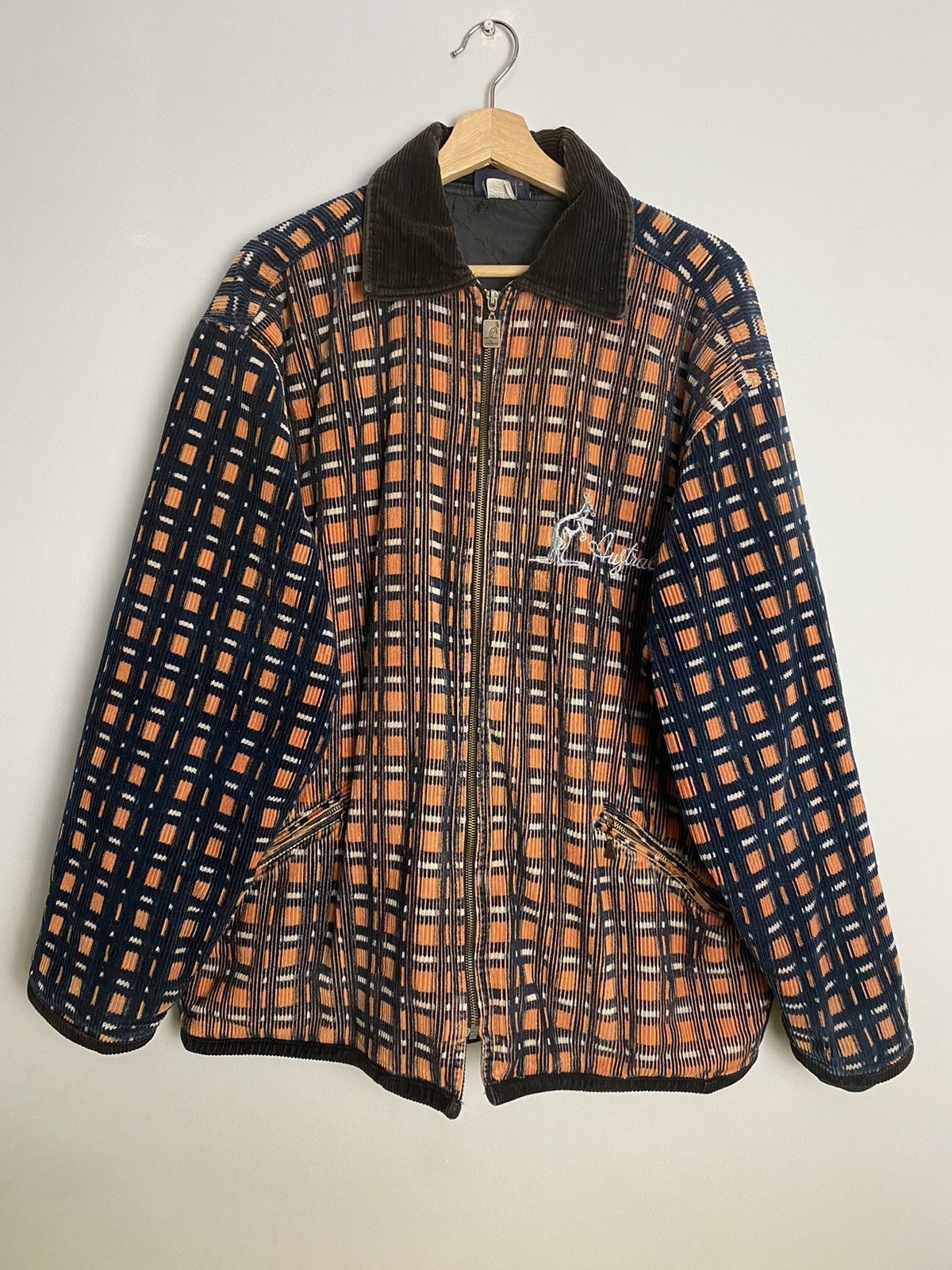 Vintage Vintage 90s Avant Garde Australian Corduroy Rare Jacket XL Size US XL / EU 56 / 4 - 1 Thumbnail