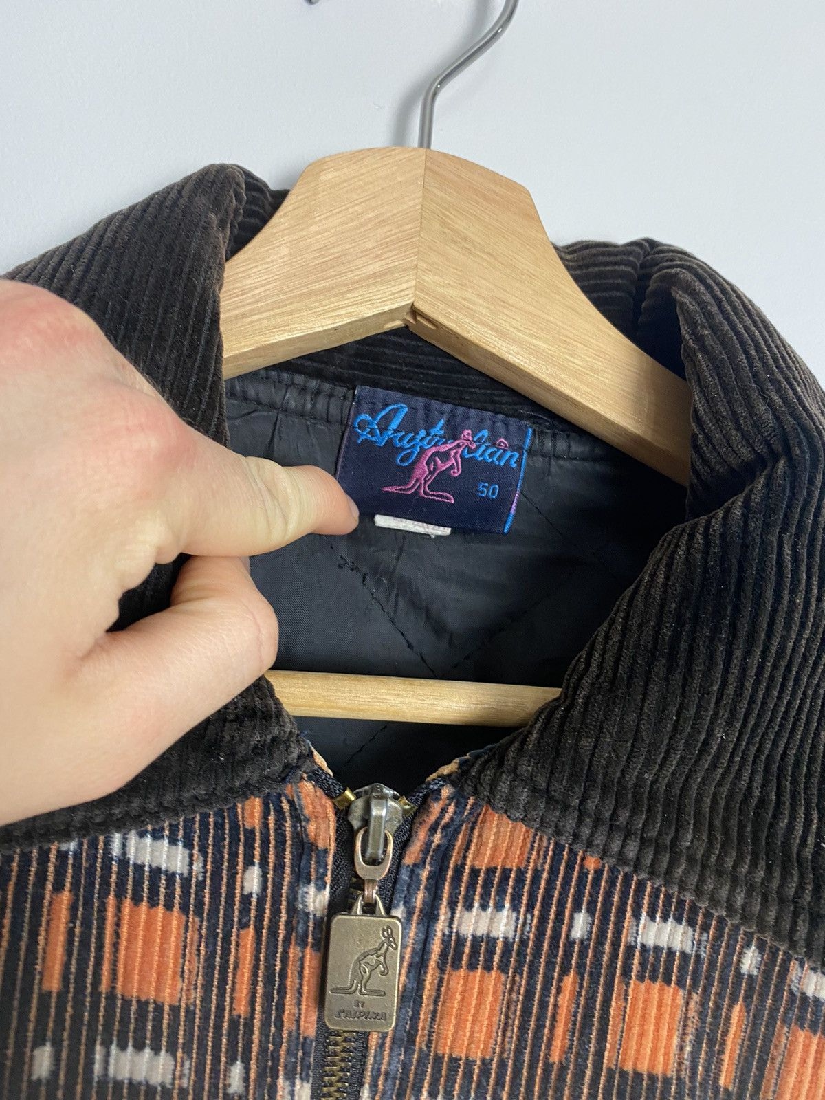 Vintage Vintage 90s Avant Garde Australian Corduroy Rare Jacket XL Size US XL / EU 56 / 4 - 7 Thumbnail