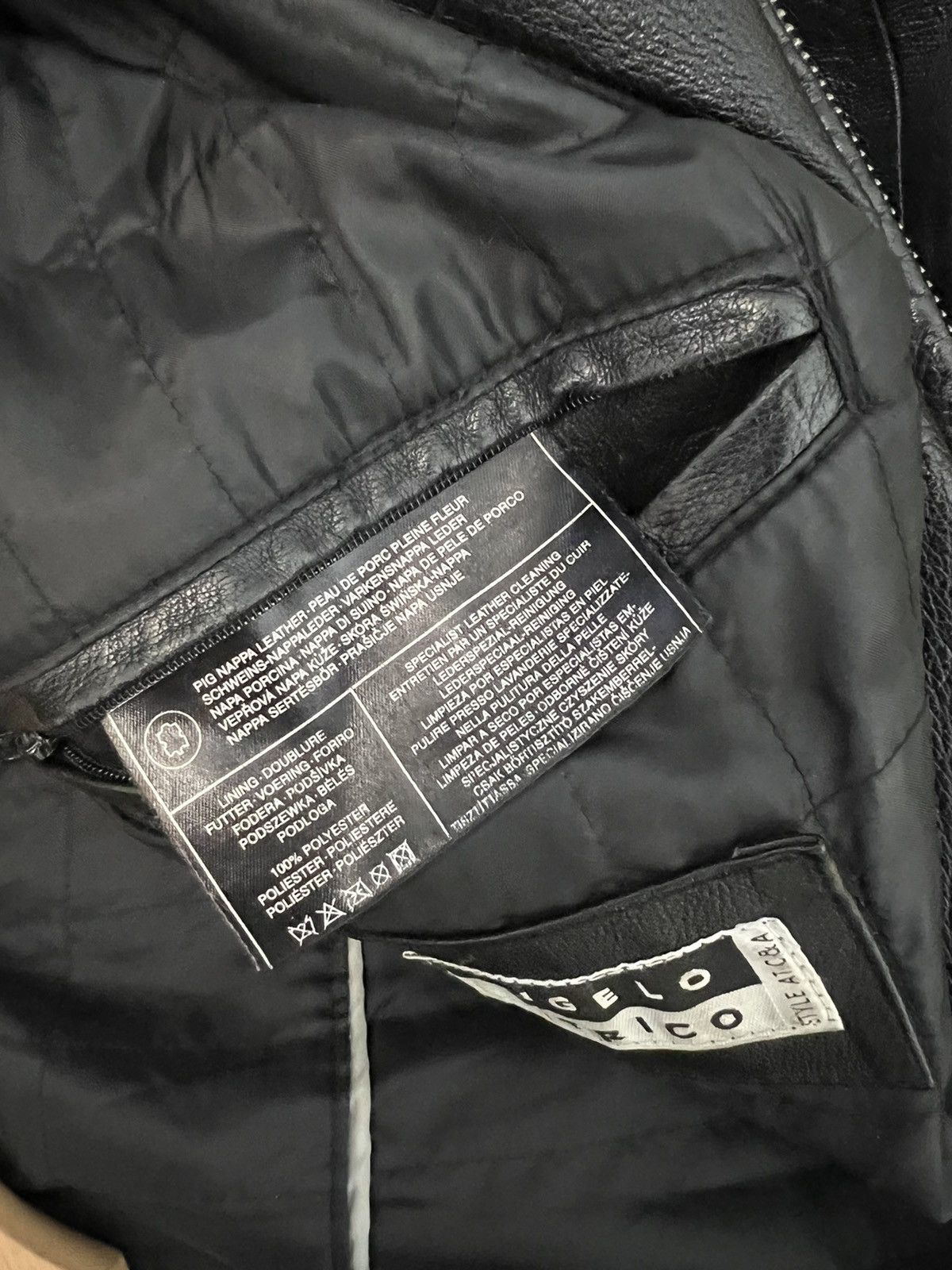 Vintage Vintage Avant Garde Real Pig Leather Jacket USA Vetements Size US M / EU 48-50 / 2 - 3 Thumbnail