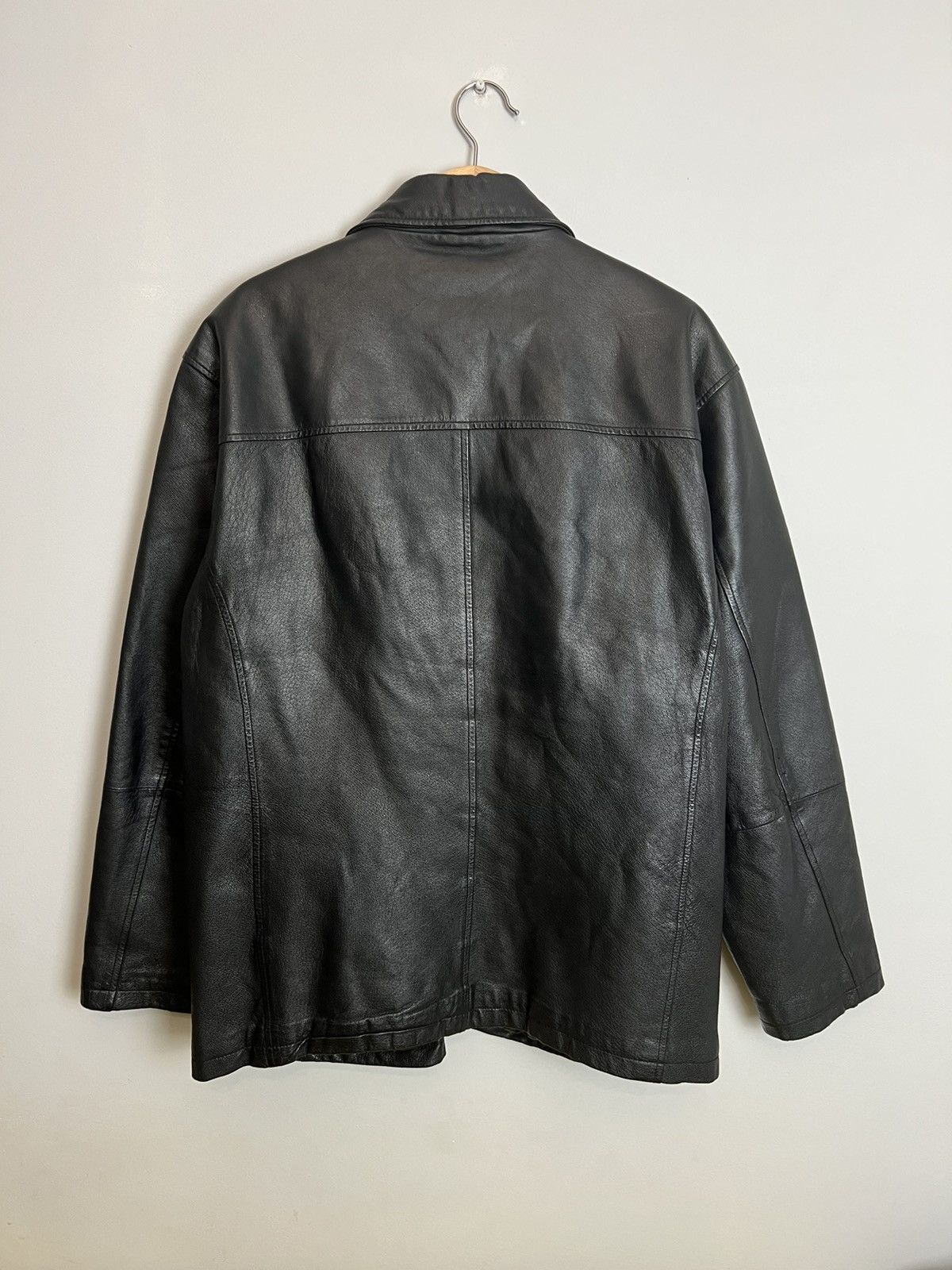Vintage Vintage Avant Garde Real Pig Leather Jacket USA Vetements Size US M / EU 48-50 / 2 - 2 Thumbnail