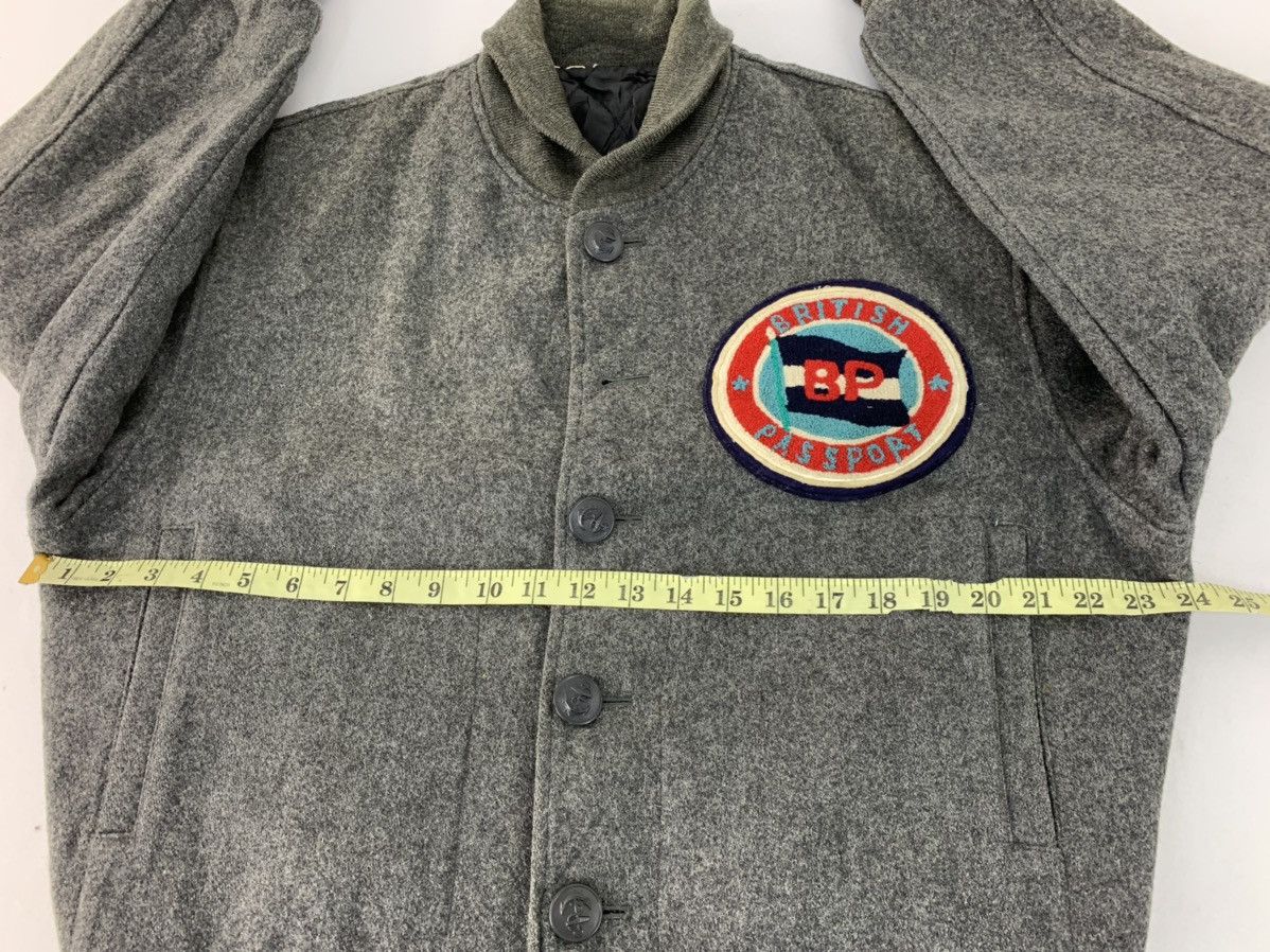 Vintage Hype British Passport Wool Varsity Jacket Snap Button Style Size US M / EU 48-50 / 2 - 11 Thumbnail