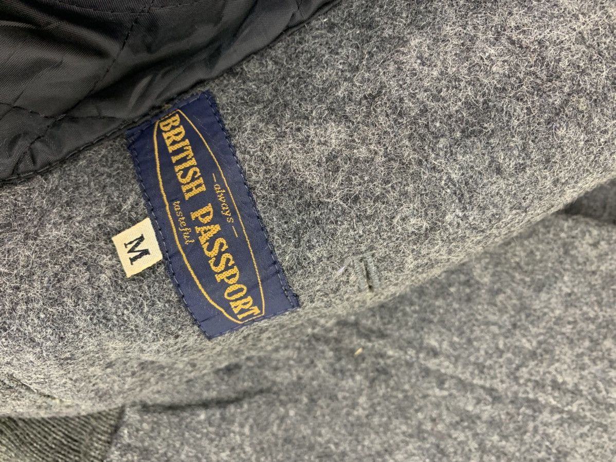 Vintage Hype British Passport Wool Varsity Jacket Snap Button Style Size US M / EU 48-50 / 2 - 8 Thumbnail