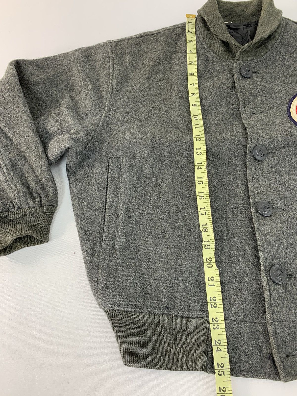 Vintage Hype British Passport Wool Varsity Jacket Snap Button Style Size US M / EU 48-50 / 2 - 12 Thumbnail