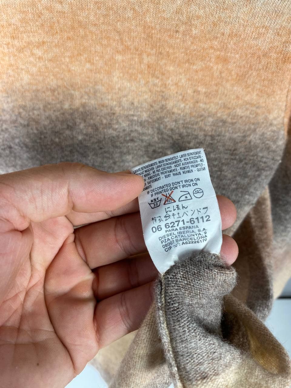 Diesel Vintage diesel sweater Size S / US 4 / IT 40 - 4 Thumbnail
