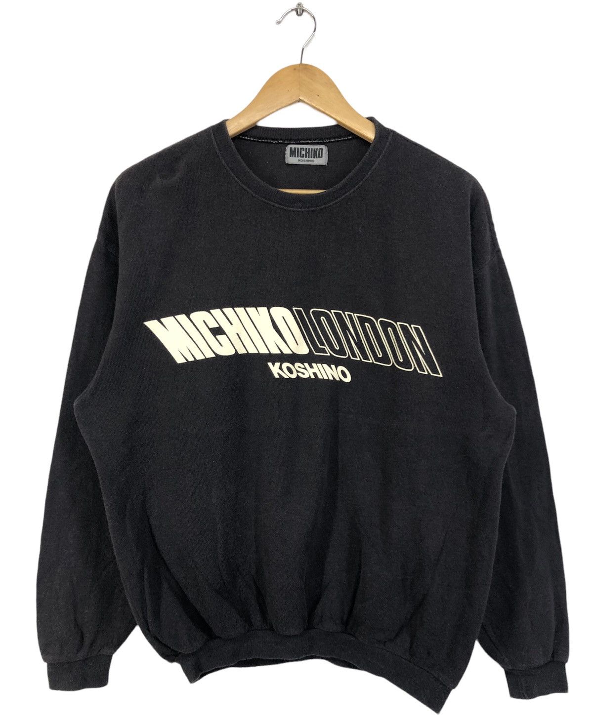Michiko Koshino Vintage Michiko Koshino London Crewneck Sweatshirt Size US L / EU 52-54 / 3 - 1 Thumbnail