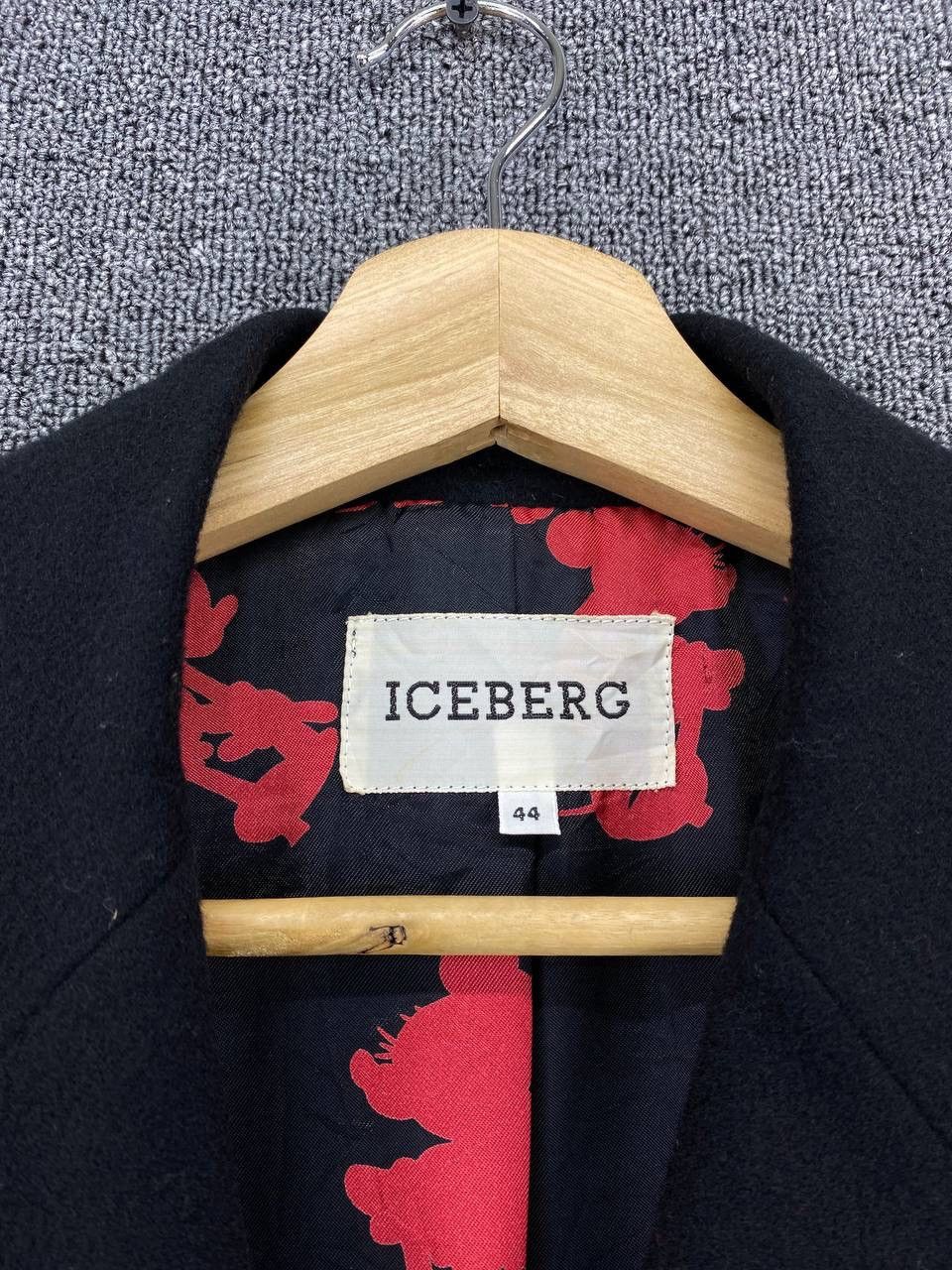 Iceberg Vintage Iceberg x Disney Mickey Mouse Wool Coat Long Jacket Size M / US 6-8 / IT 42-44 - 7 Thumbnail