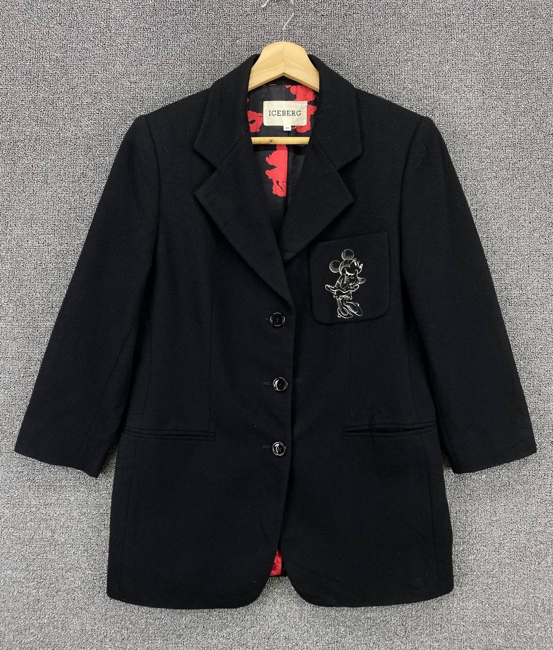 Iceberg Vintage Iceberg x Disney Mickey Mouse Wool Coat Long Jacket Size M / US 6-8 / IT 42-44 - 1 Thumbnail