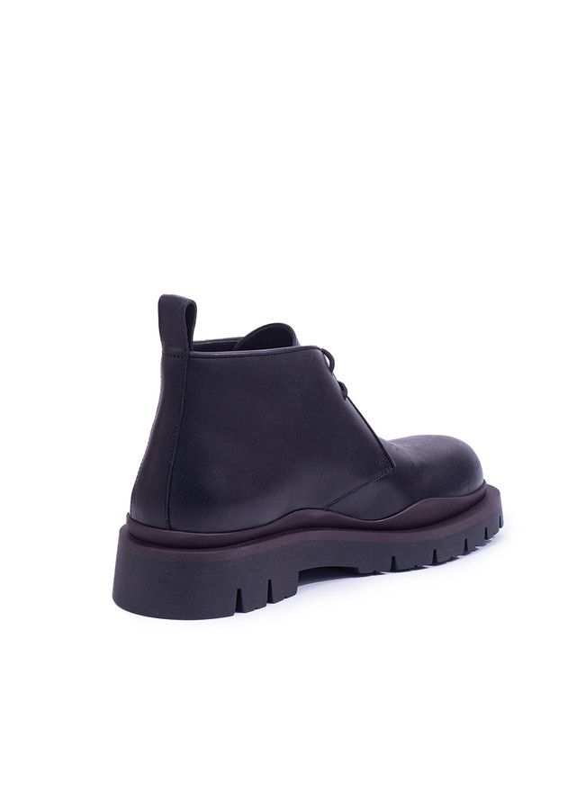 Bottega Veneta Bottega Veneta Tire Leather Laced Ankle Boots Size US 9.5 / EU 42-43 - 4 Thumbnail