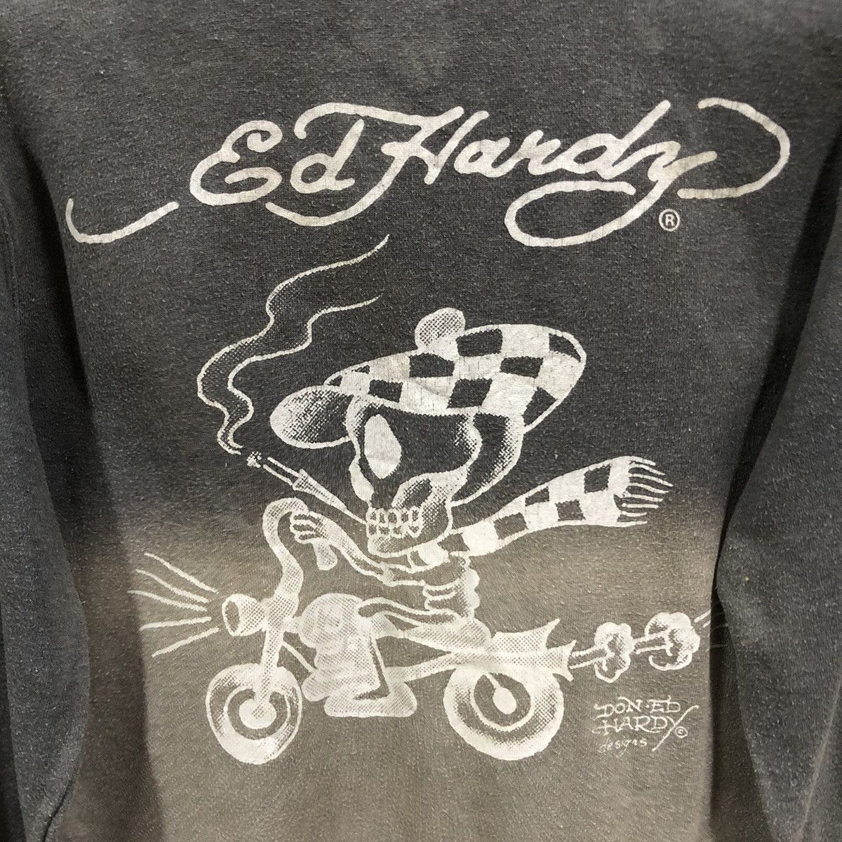 Ed Hardy Vintage edhardy bleach stone wash crewneck Size US S / EU 44-46 / 1 - 6 Thumbnail