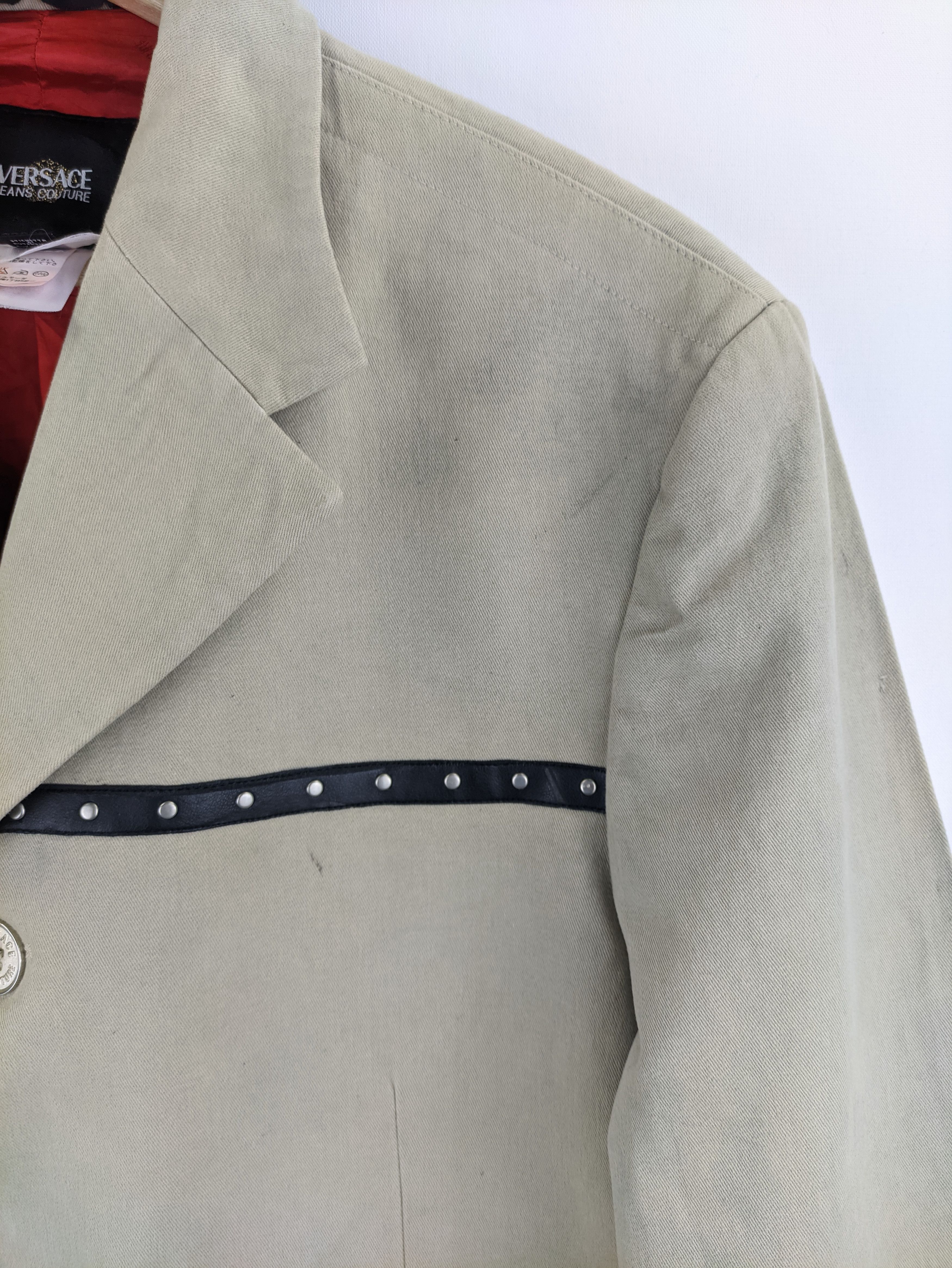 Versace Steals🔥Versace Jeans Couture Coat Jacket Blazer Size US M / EU 48-50 / 2 - 8 Thumbnail