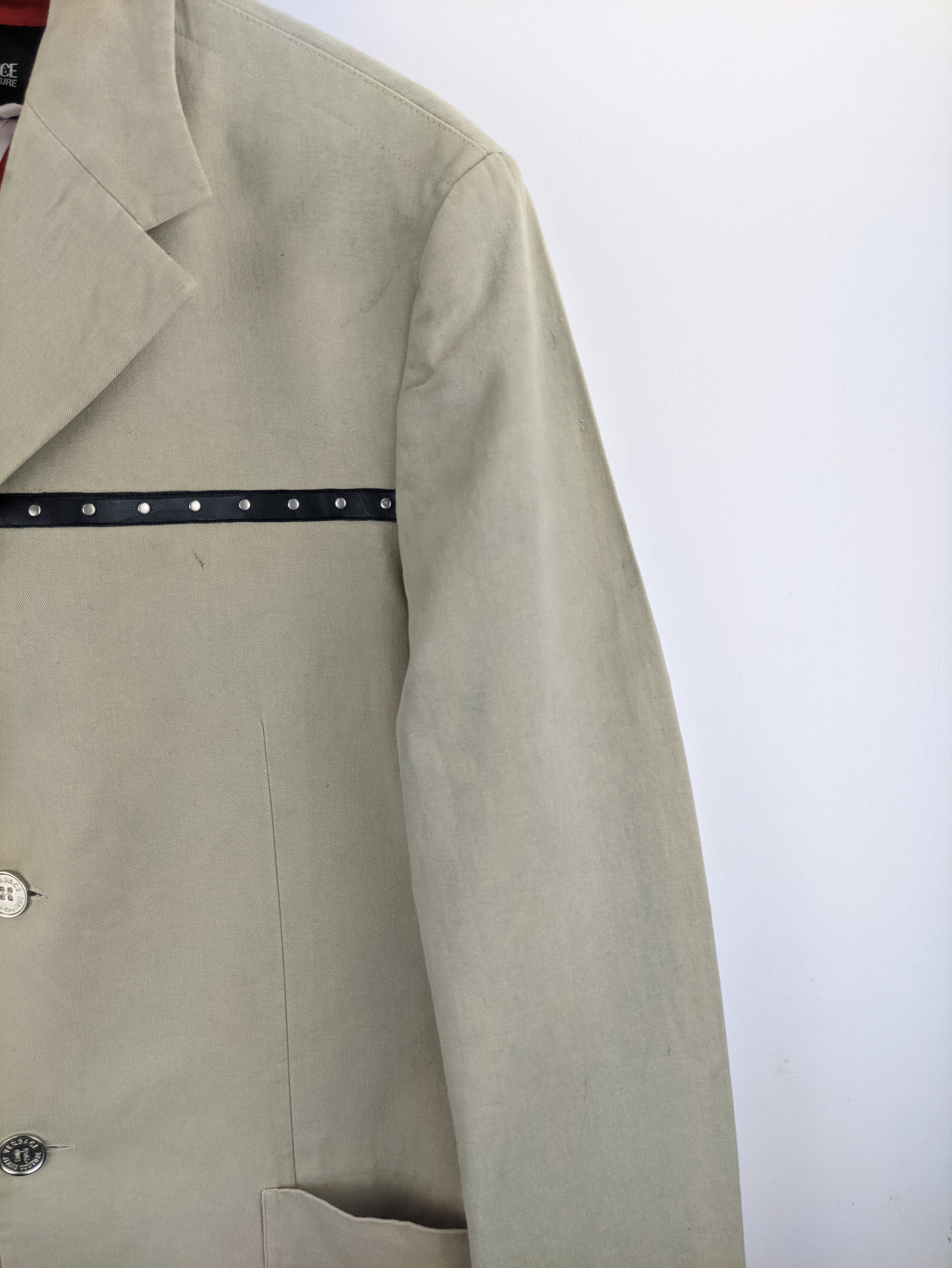 Versace Steals🔥Versace Jeans Couture Coat Jacket Blazer Size US M / EU 48-50 / 2 - 6 Thumbnail