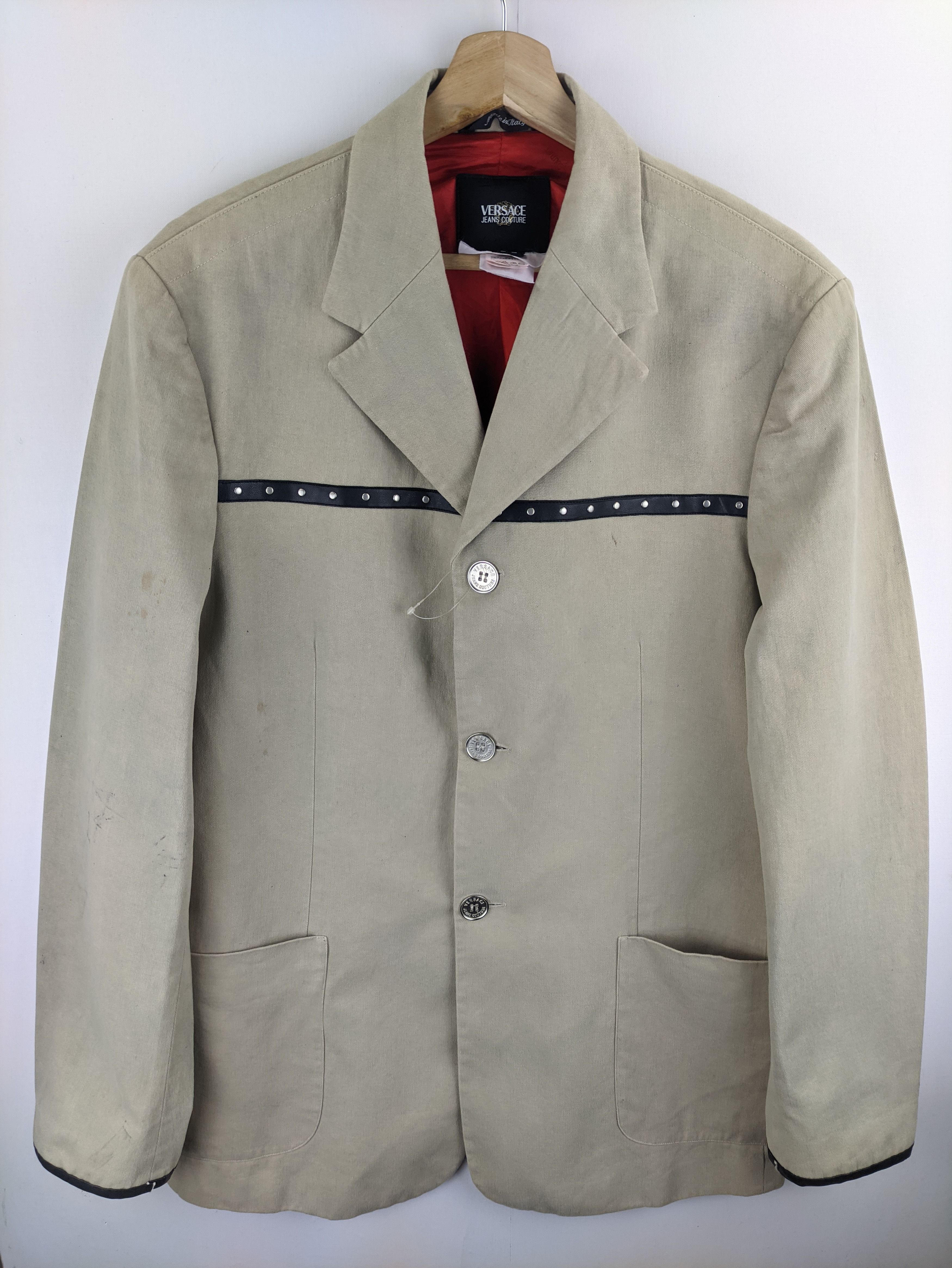 Versace Steals🔥Versace Jeans Couture Coat Jacket Blazer Size US M / EU 48-50 / 2 - 1 Thumbnail
