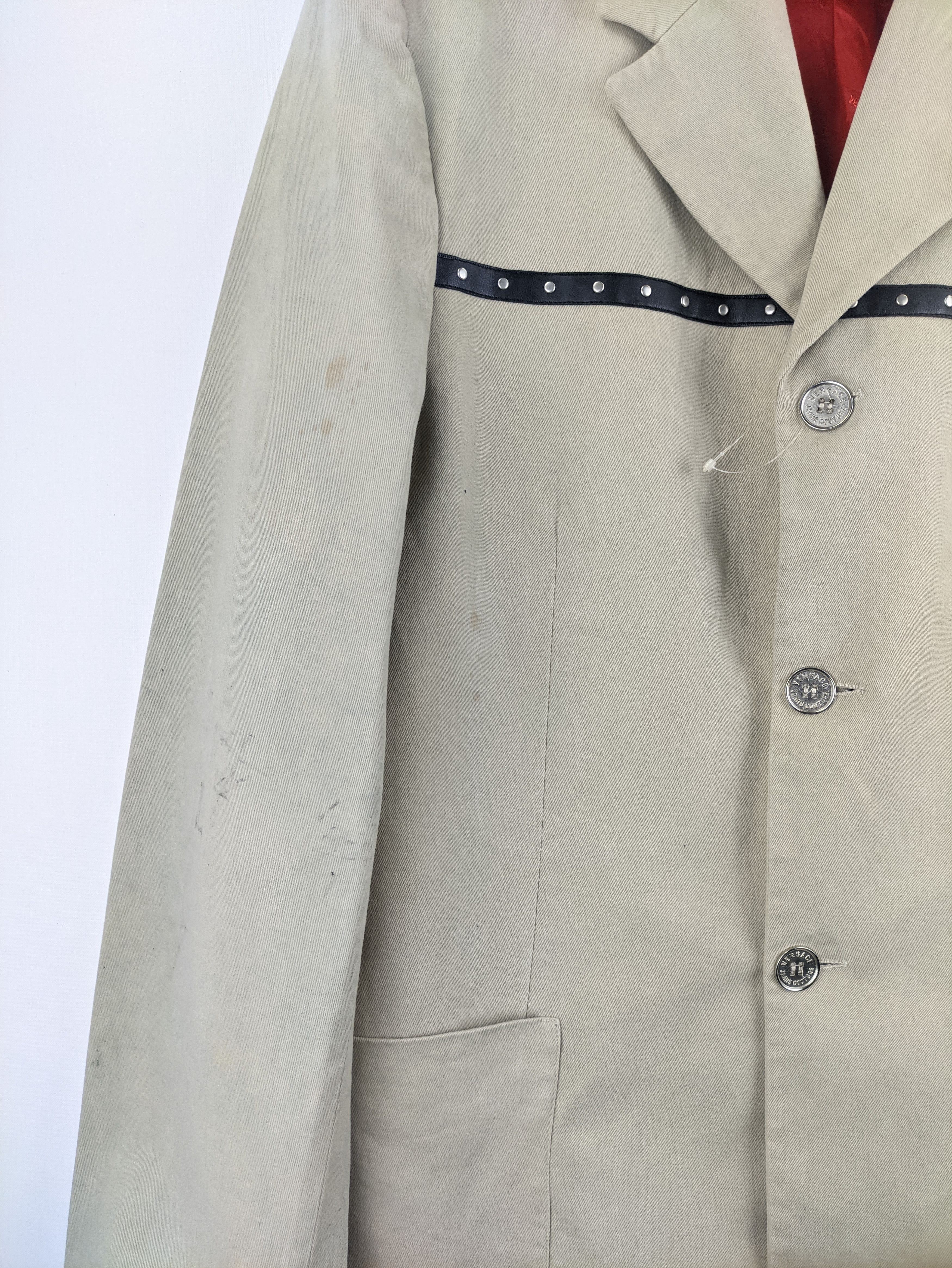 Versace Steals🔥Versace Jeans Couture Coat Jacket Blazer Size US M / EU 48-50 / 2 - 7 Thumbnail