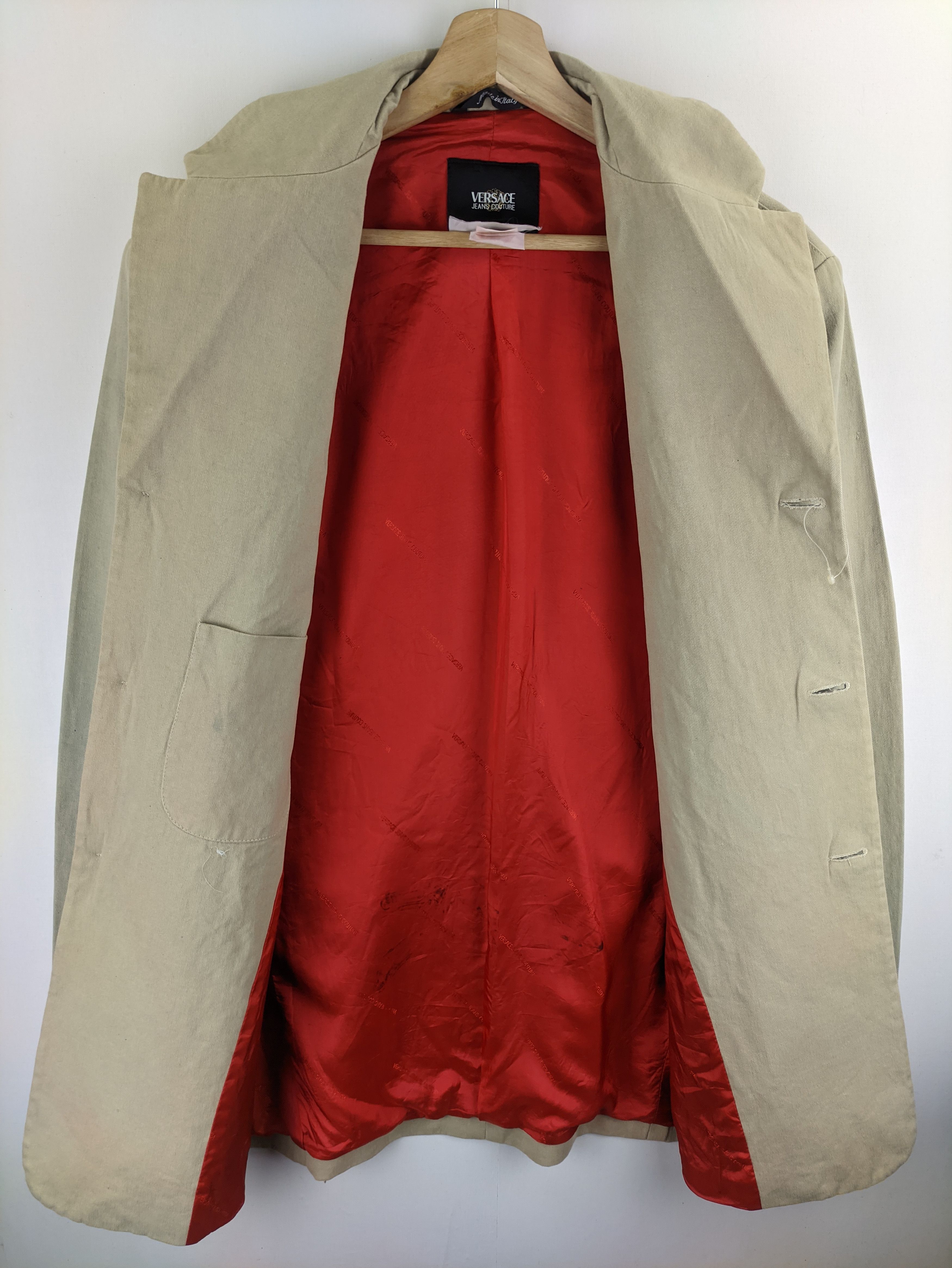 Versace Steals🔥Versace Jeans Couture Coat Jacket Blazer Size US M / EU 48-50 / 2 - 5 Thumbnail
