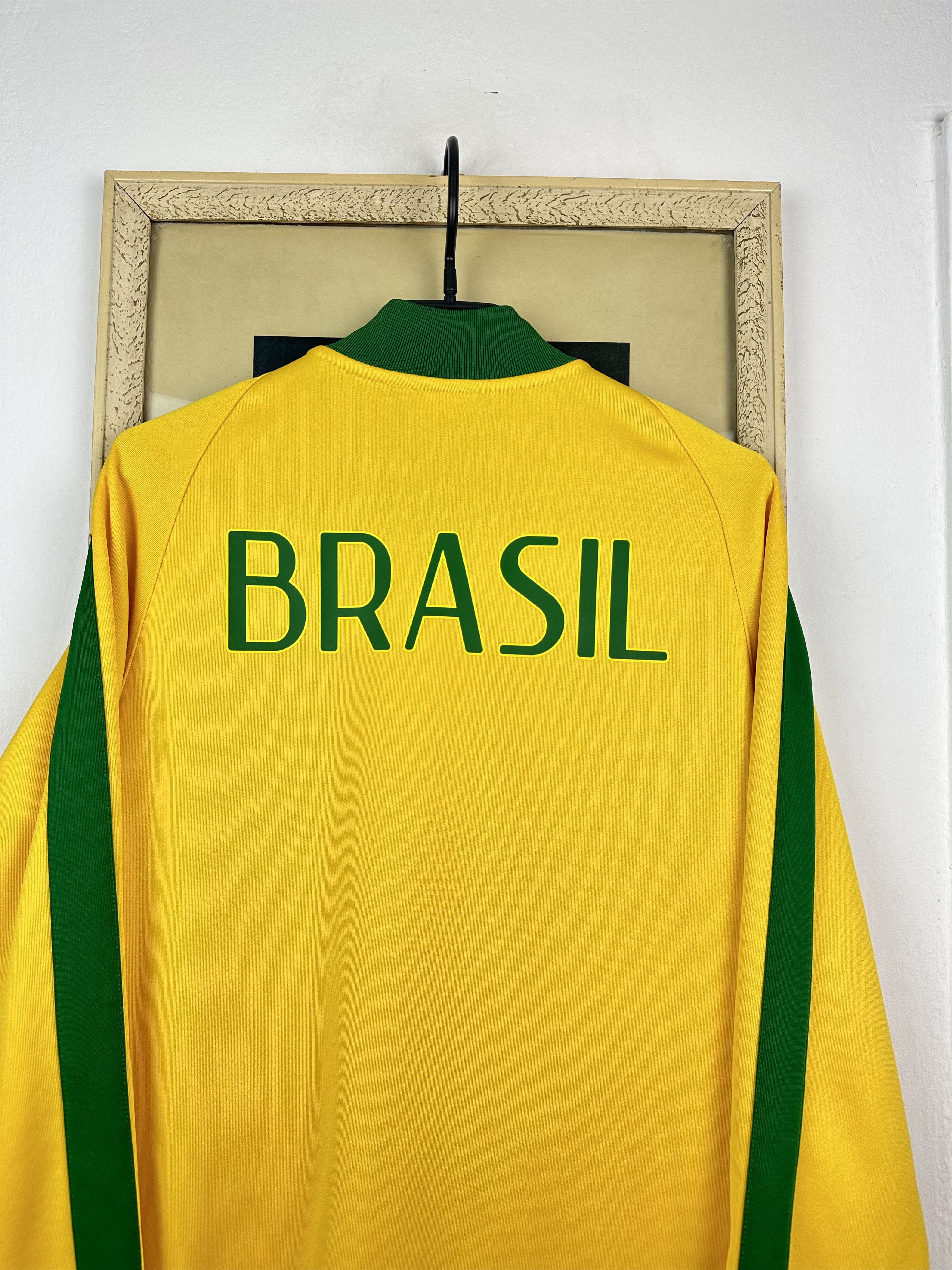 Nike Nike Brazil Football Jacket National Team Soccer Track Top Size US M / EU 48-50 / 2 - 11 Thumbnail