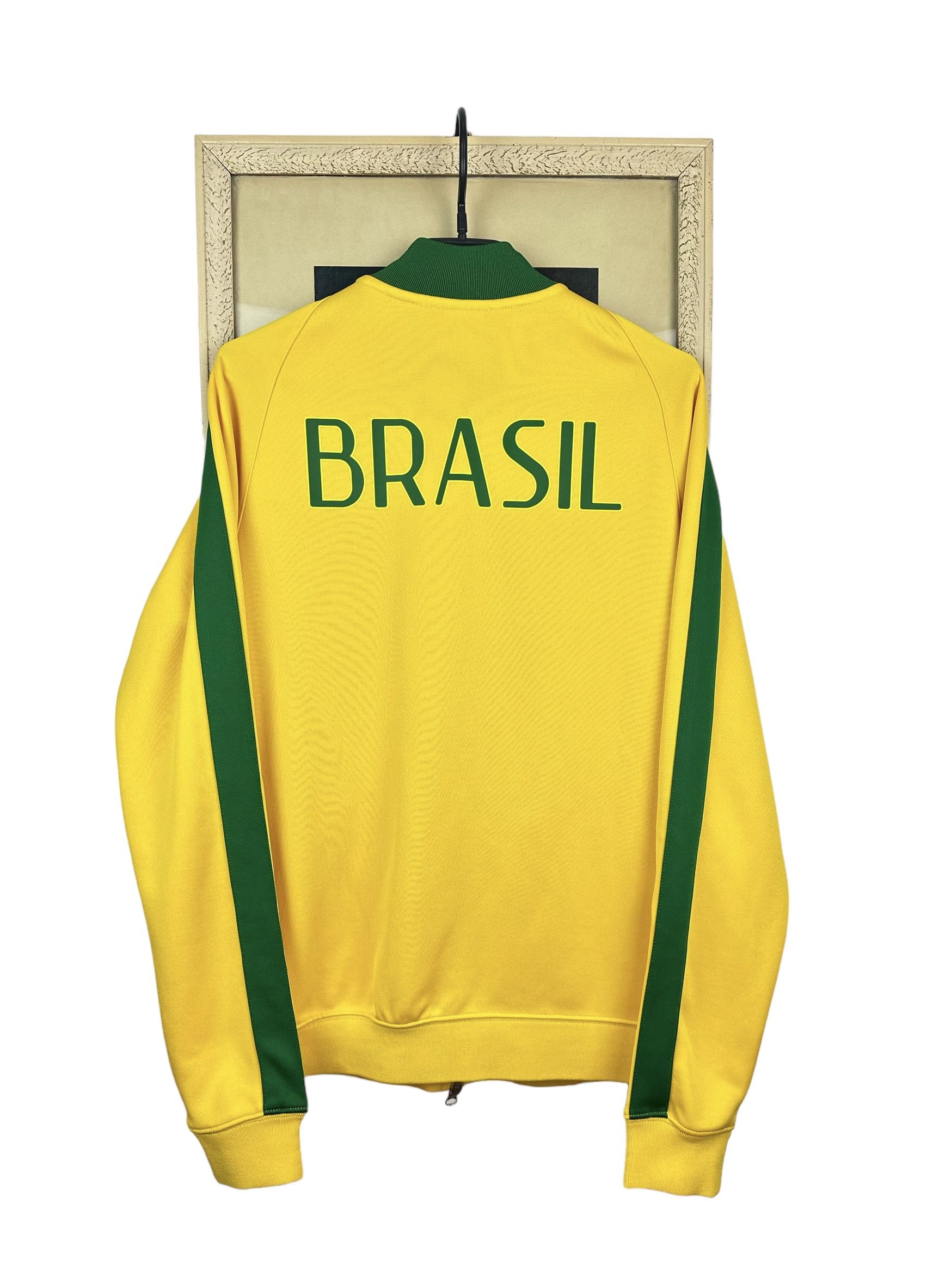 Nike Nike Brazil Football Jacket National Team Soccer Track Top Size US M / EU 48-50 / 2 - 10 Thumbnail