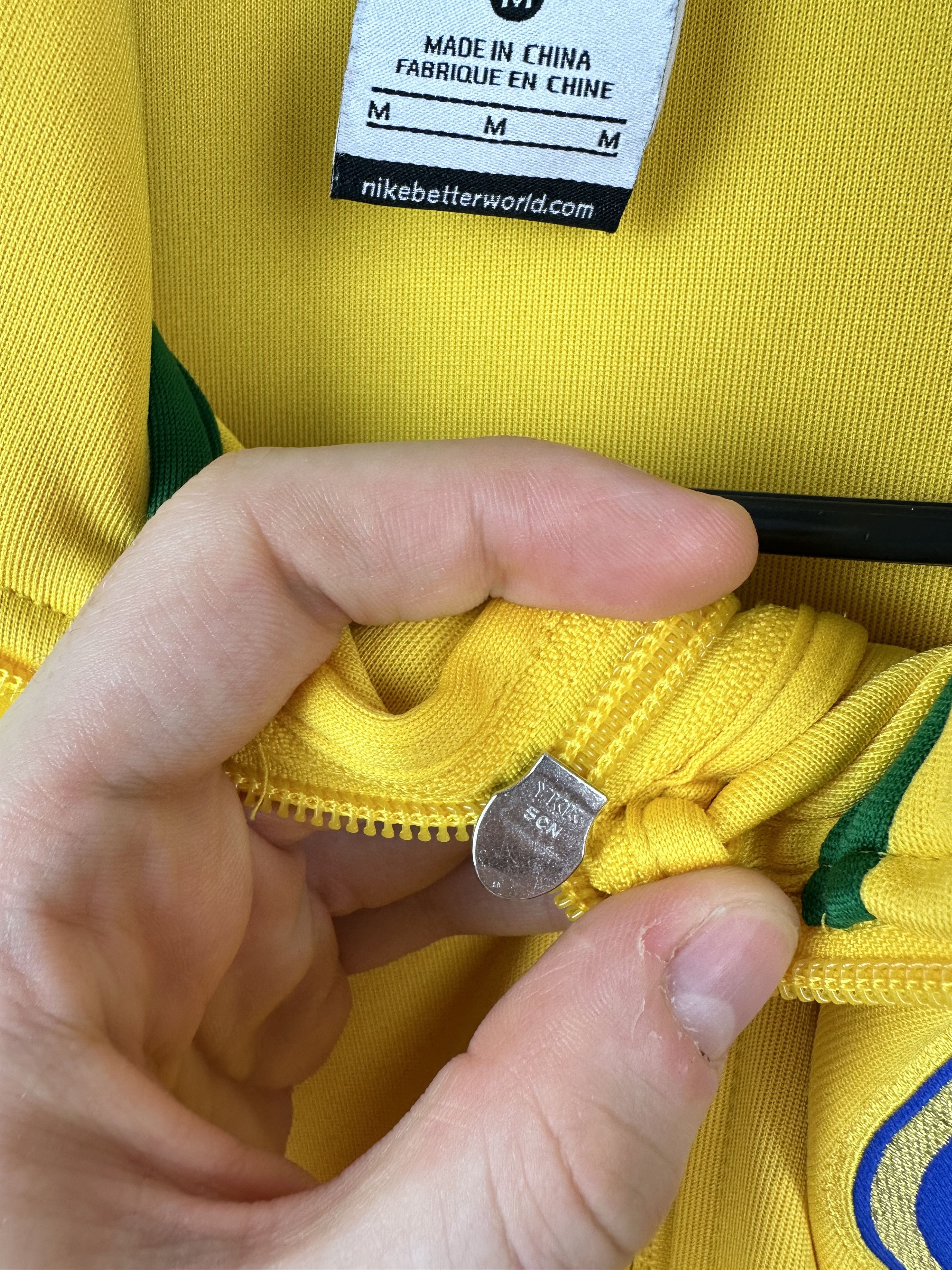 Nike Nike Brazil Football Jacket National Team Soccer Track Top Size US M / EU 48-50 / 2 - 6 Thumbnail