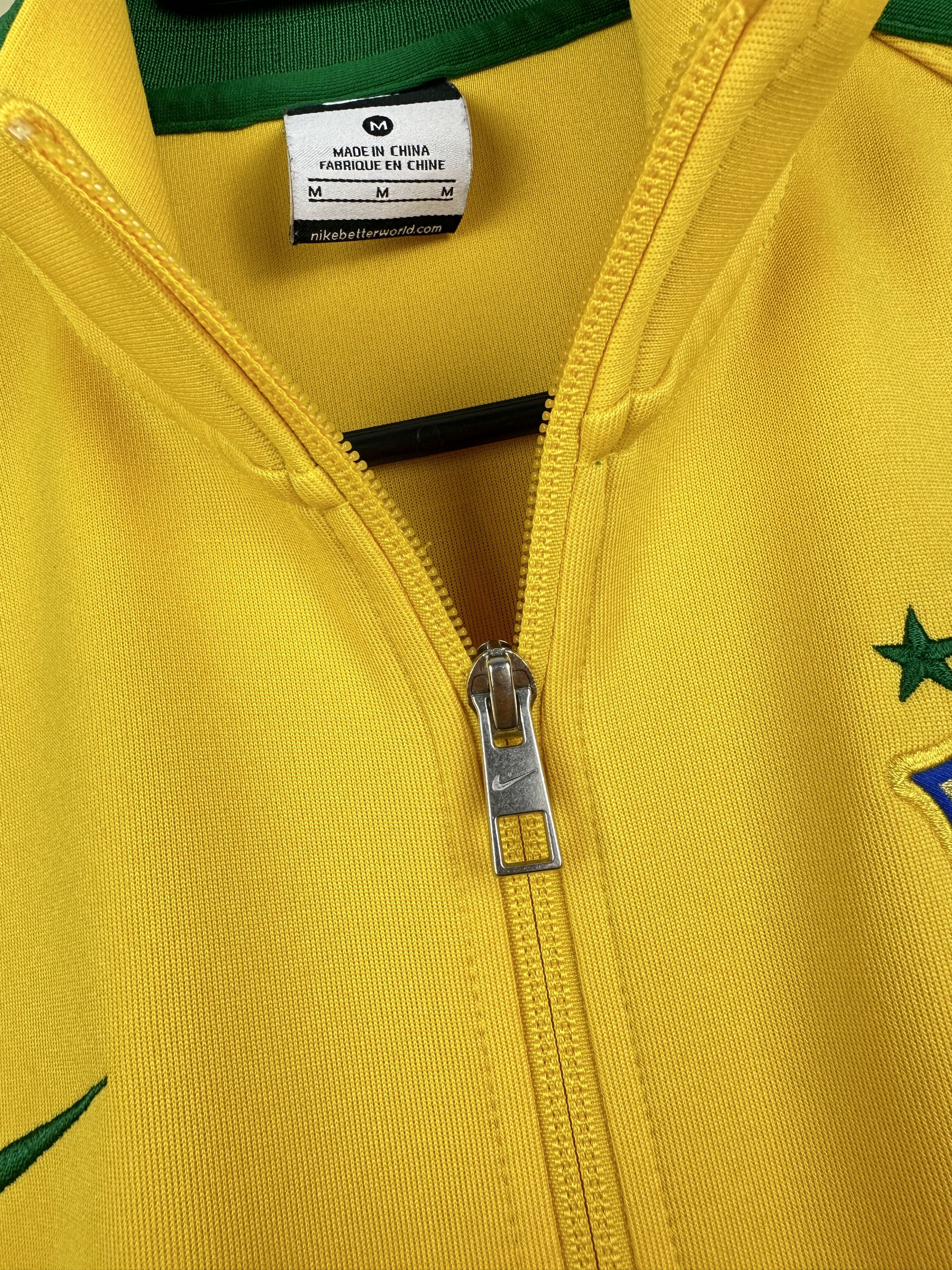 Nike Nike Brazil Football Jacket National Team Soccer Track Top Size US M / EU 48-50 / 2 - 4 Thumbnail