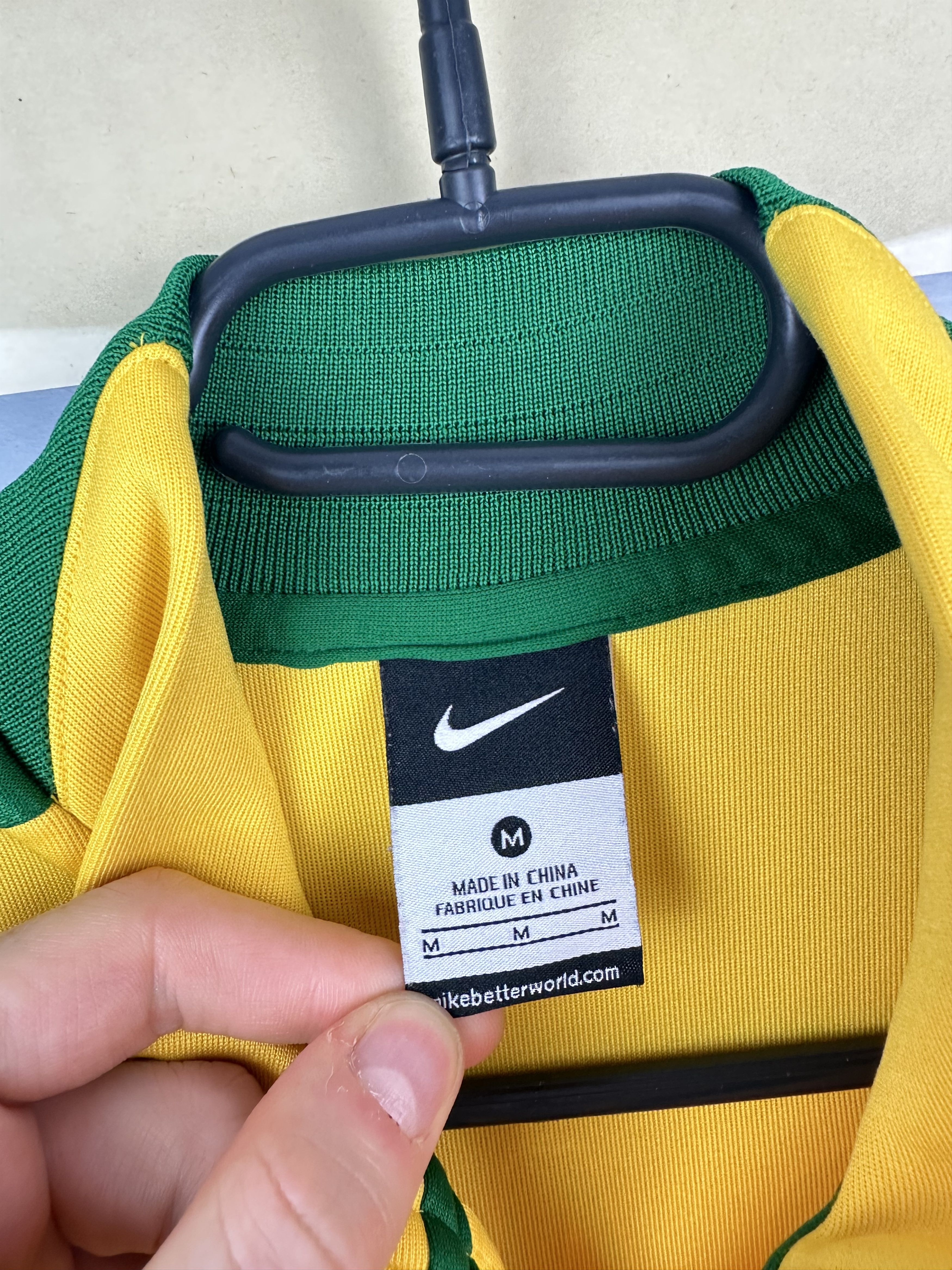 Nike Nike Brazil Football Jacket National Team Soccer Track Top Size US M / EU 48-50 / 2 - 5 Thumbnail