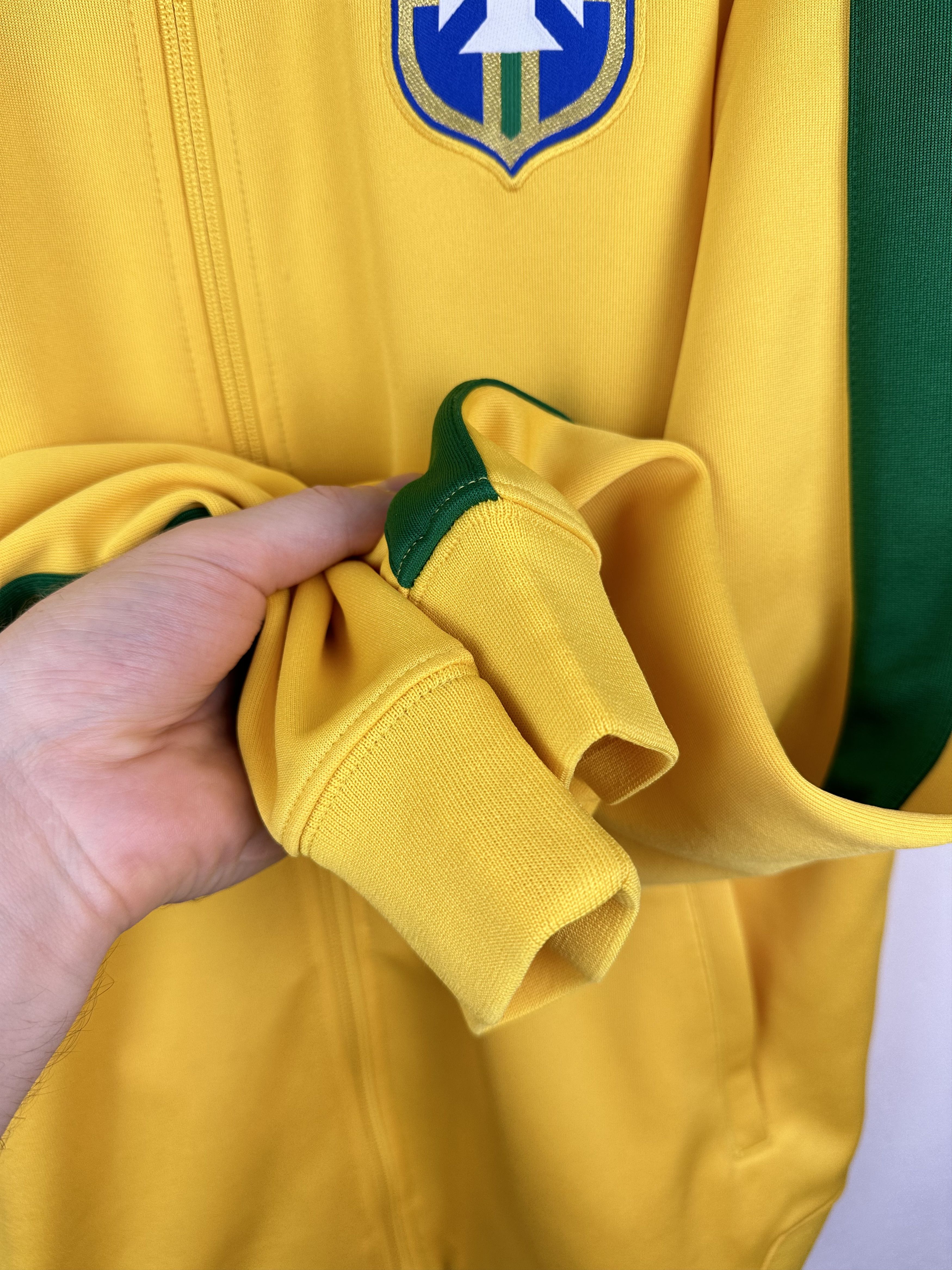 Nike Nike Brazil Football Jacket National Team Soccer Track Top Size US M / EU 48-50 / 2 - 8 Thumbnail