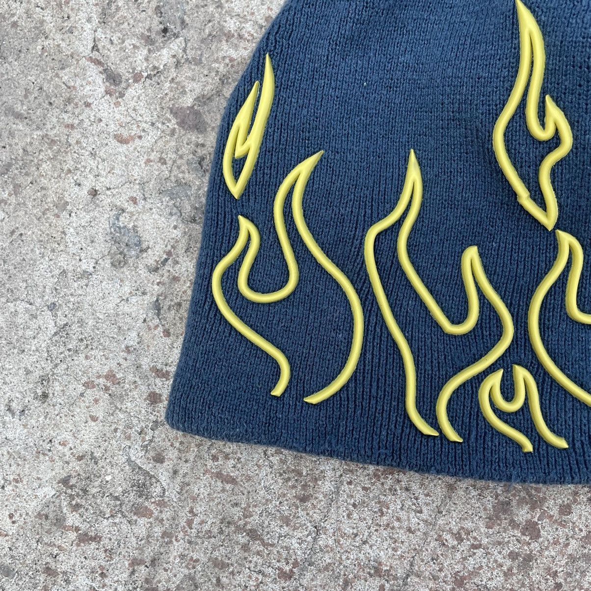 Rap Tees × Vintage Vintage Hat With Fire Rare Japanese Brand Y2K Style USA Size ONE SIZE - 5 Thumbnail