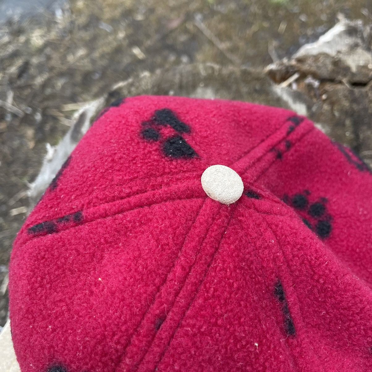 Jack Wolfskin Vintage Jack Wolfskin Cap Hat Snapback five-panel Fleece 90s Size ONE SIZE - 3 Thumbnail