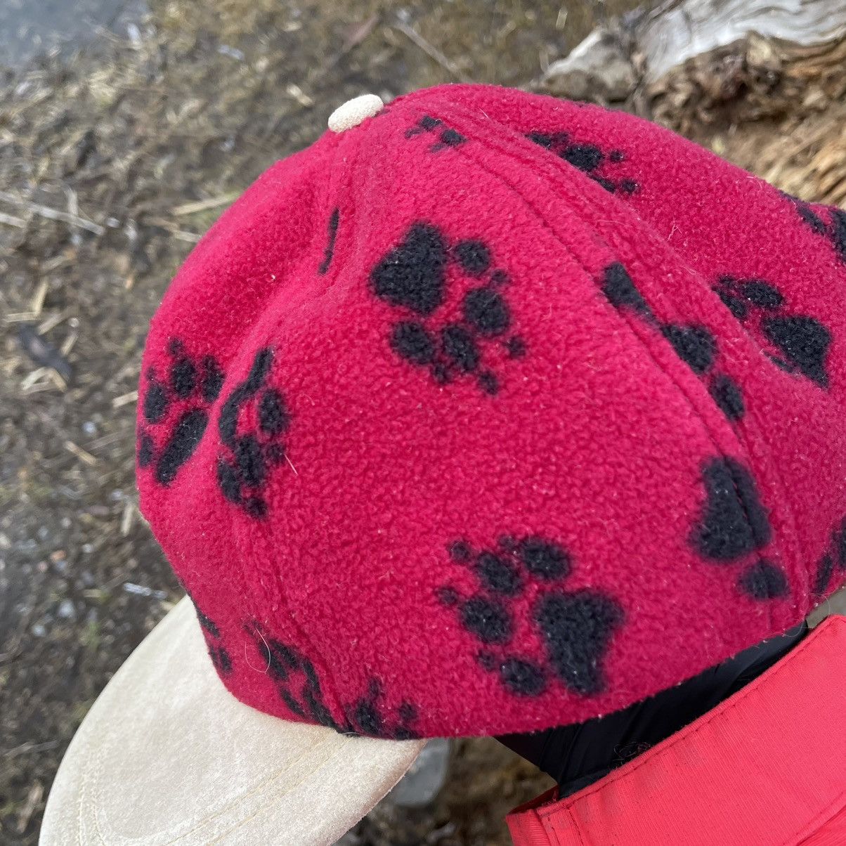 Jack Wolfskin Vintage Jack Wolfskin Cap Hat Snapback five-panel Fleece 90s Size ONE SIZE - 8 Thumbnail