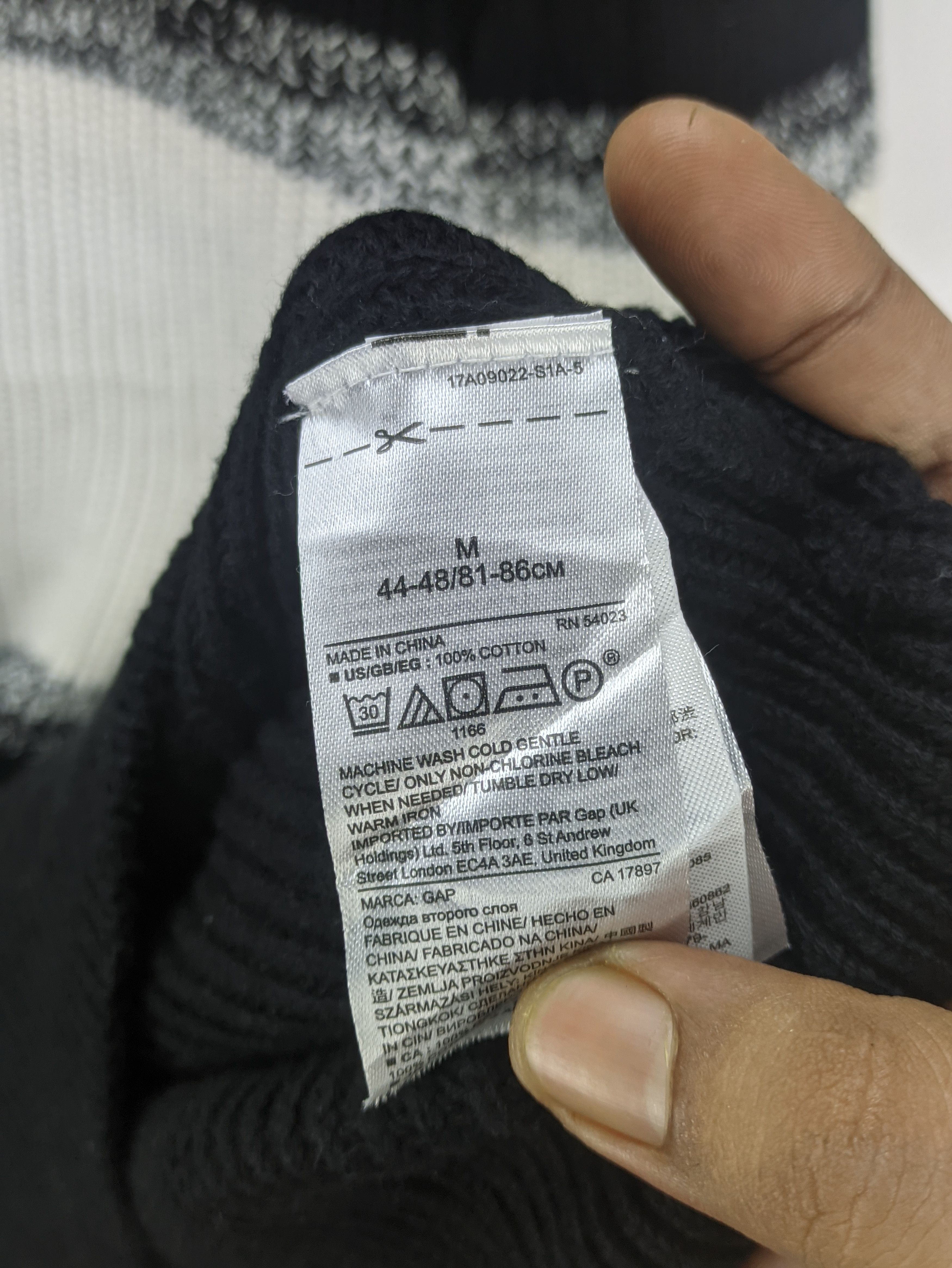 Gap Steals🔥Gap Knit Sweater Striped Color Size US M / EU 48-50 / 2 - 4 Thumbnail
